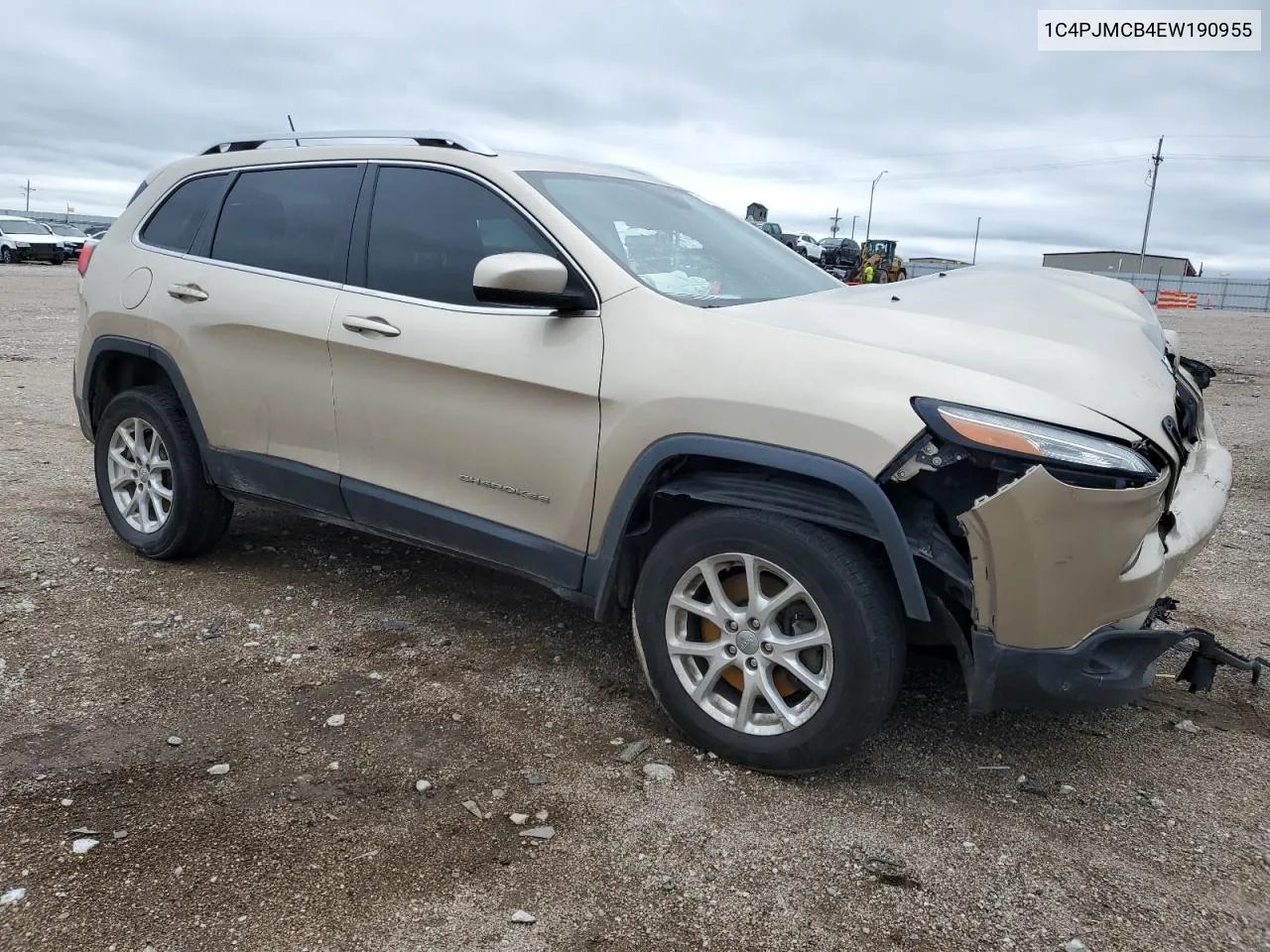 2014 Jeep Cherokee Latitude VIN: 1C4PJMCB4EW190955 Lot: 61376104