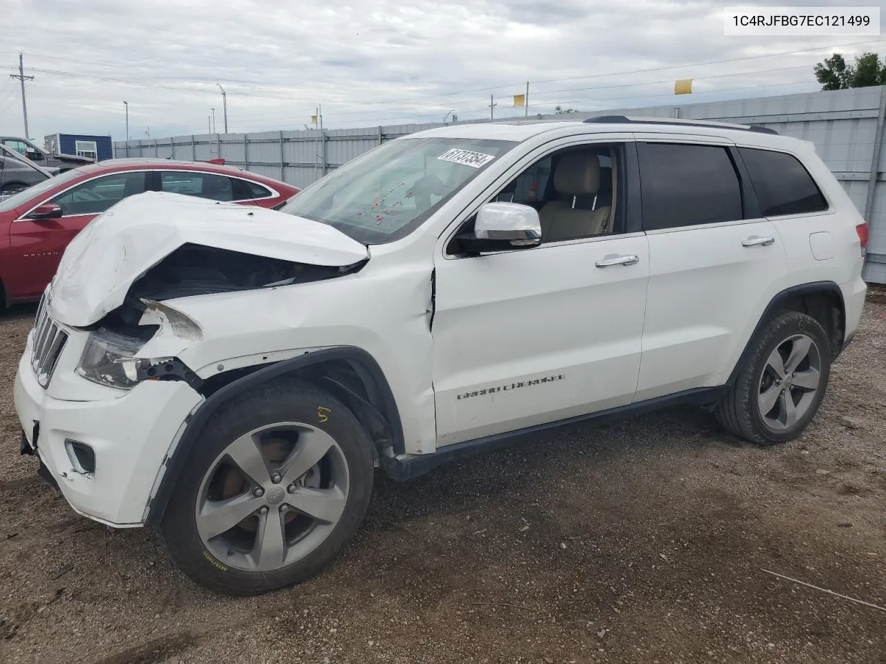 2014 Jeep Grand Cherokee Limited VIN: 1C4RJFBG7EC121499 Lot: 61737354