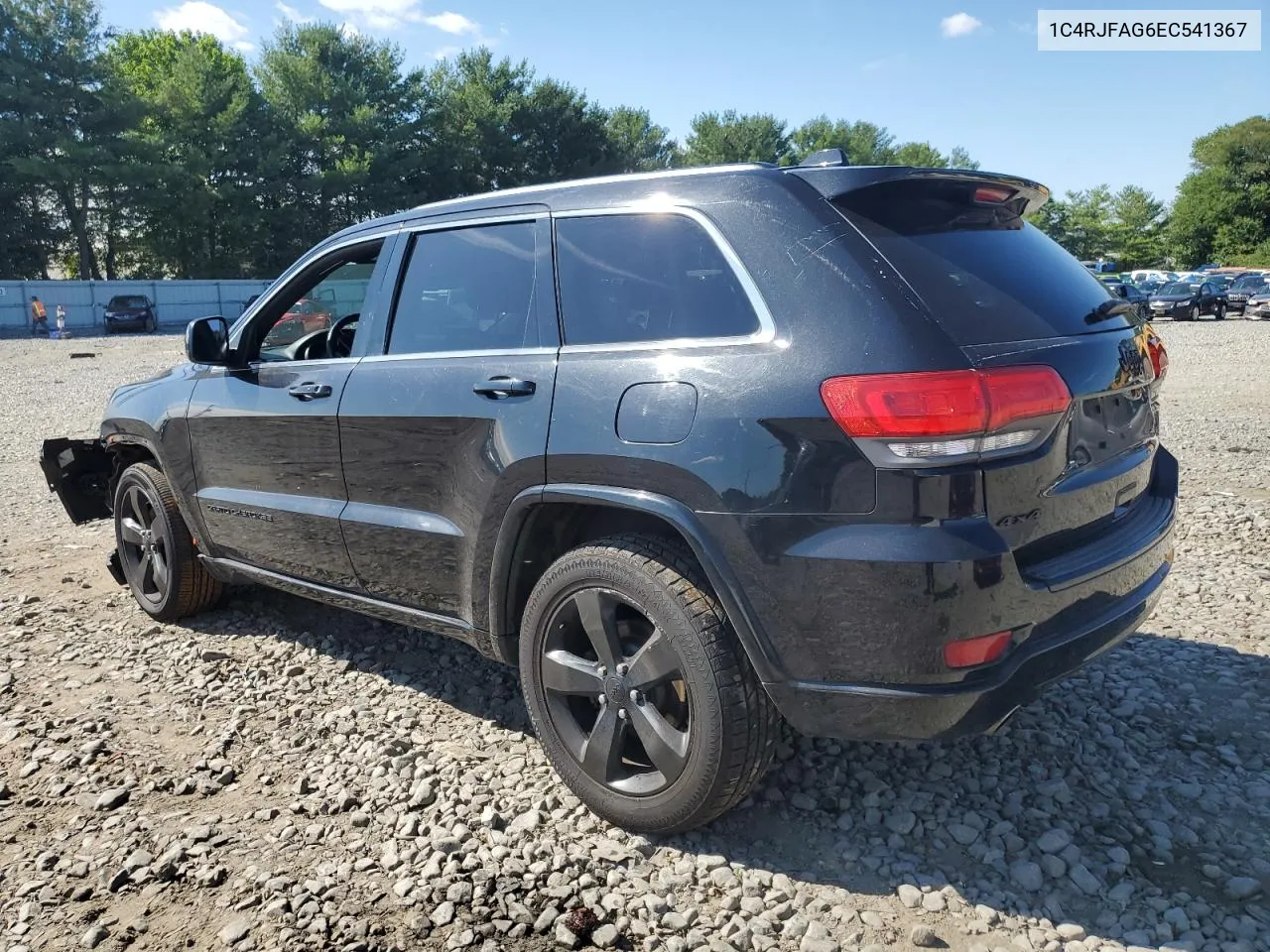 2014 Jeep Grand Cherokee Laredo VIN: 1C4RJFAG6EC541367 Lot: 62052984