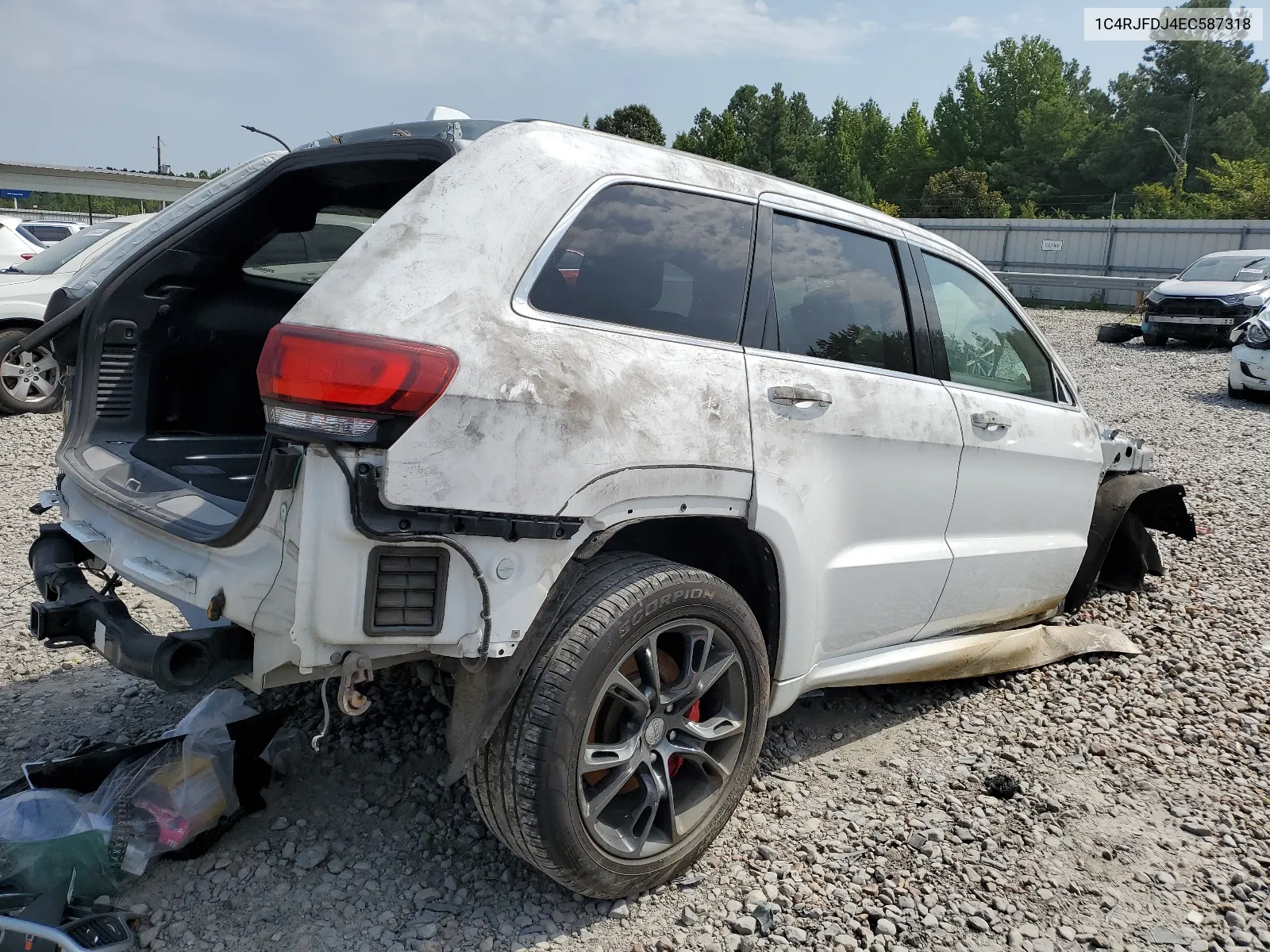 2014 Jeep Grand Cherokee Srt-8 VIN: 1C4RJFDJ4EC587318 Lot: 62246464