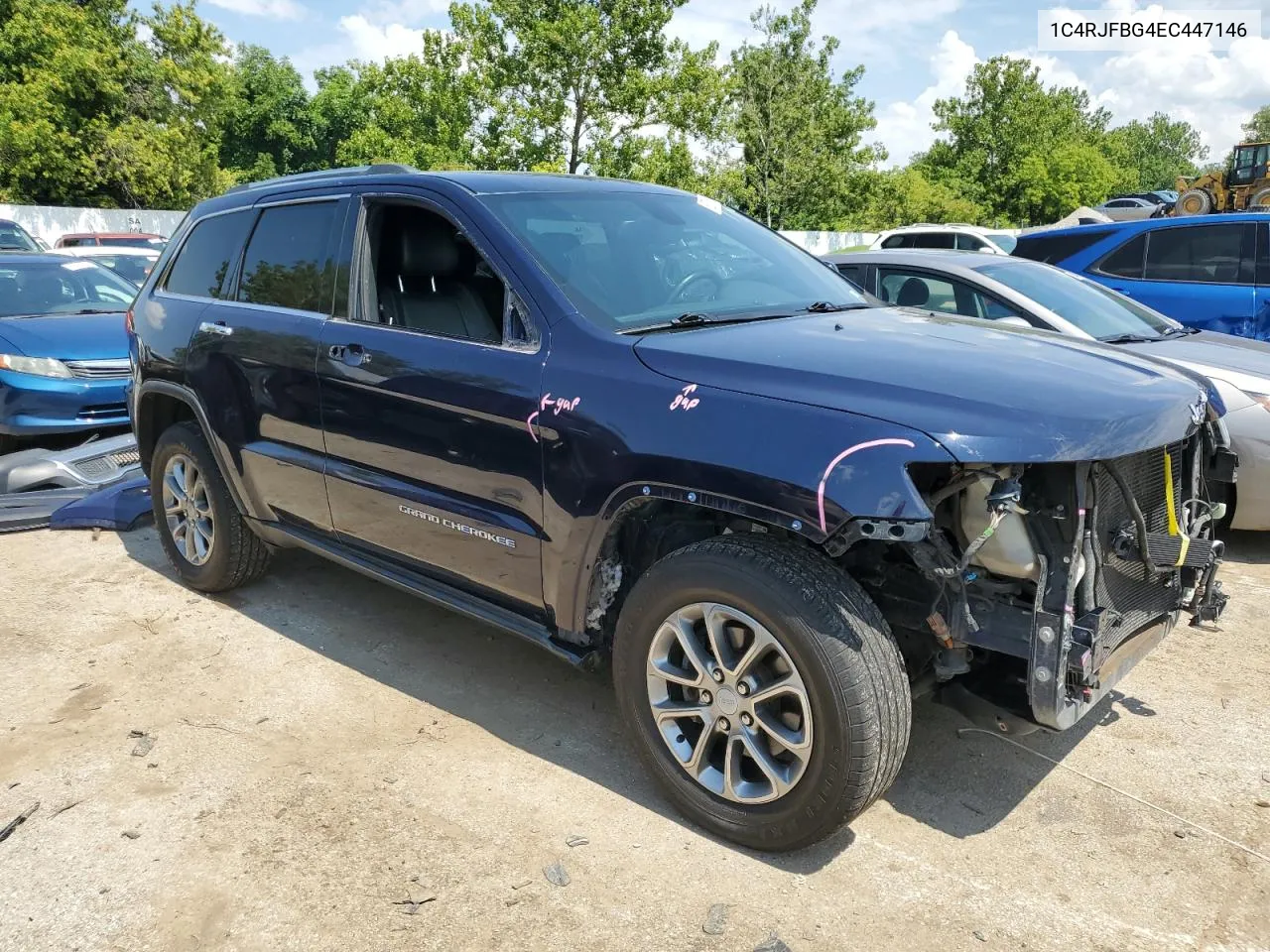 2014 Jeep Grand Cherokee Limited VIN: 1C4RJFBG4EC447146 Lot: 62515124