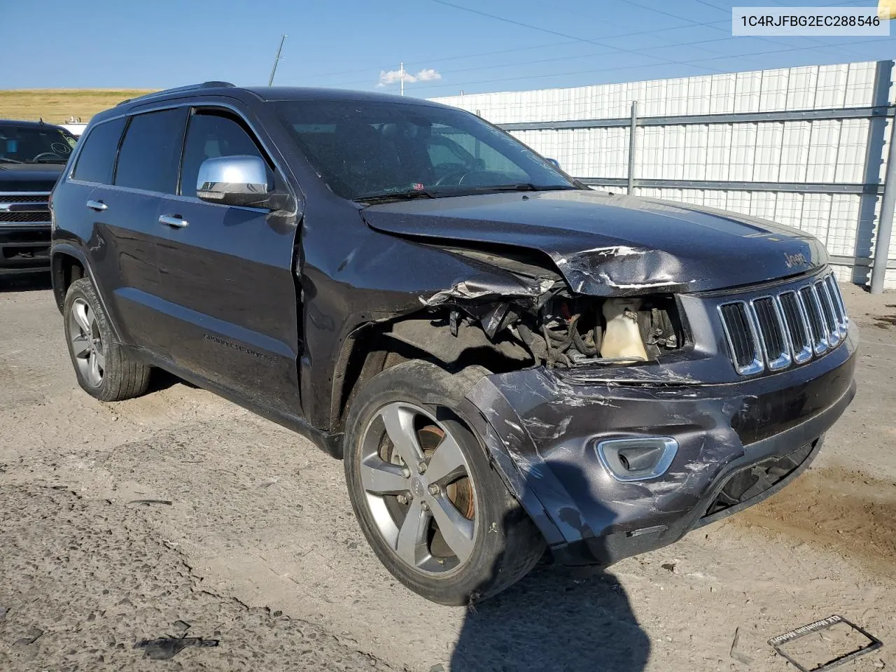 2014 Jeep Grand Cherokee Limited VIN: 1C4RJFBG2EC288546 Lot: 62831434