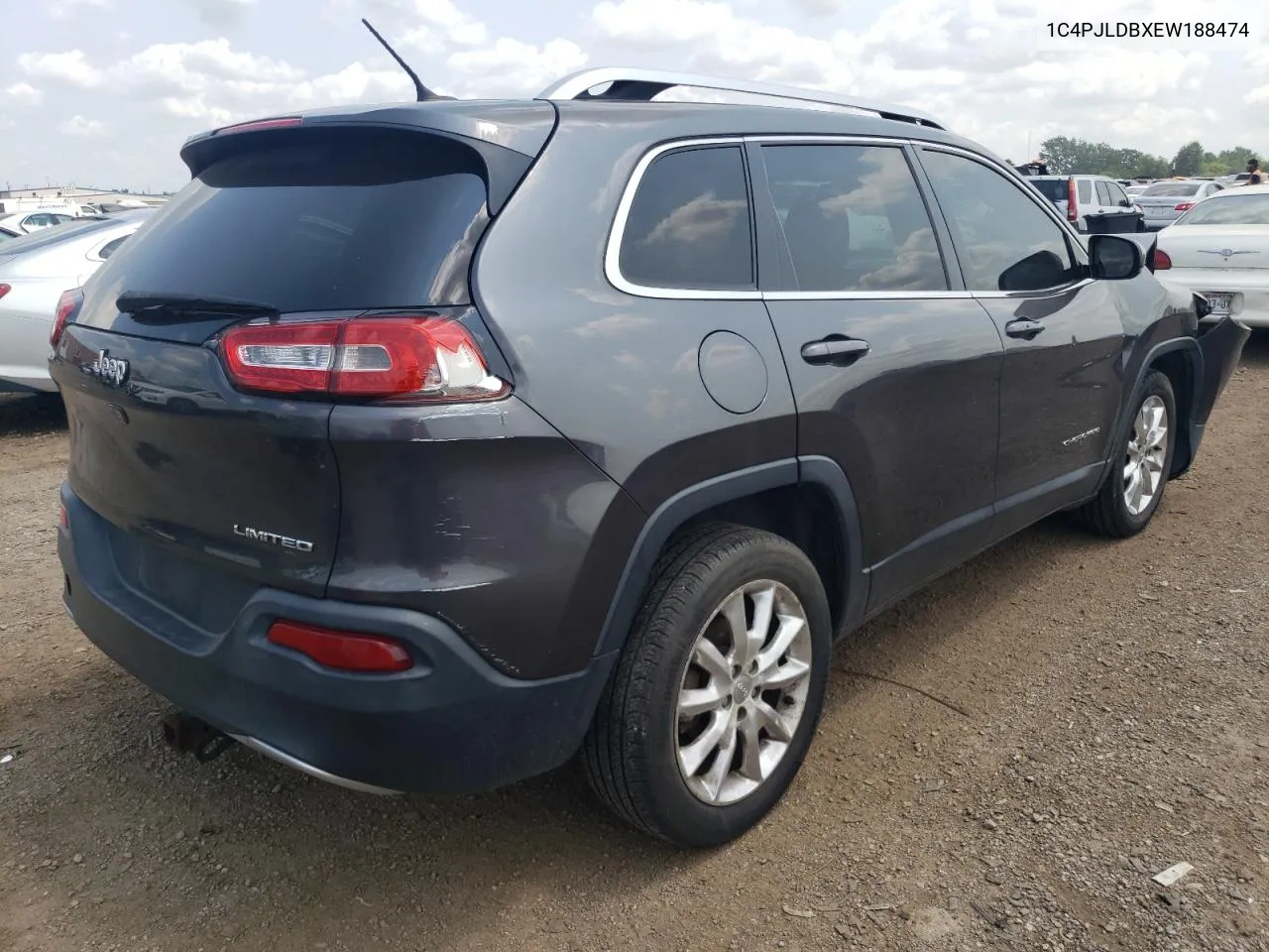 1C4PJLDBXEW188474 2014 Jeep Cherokee Limited