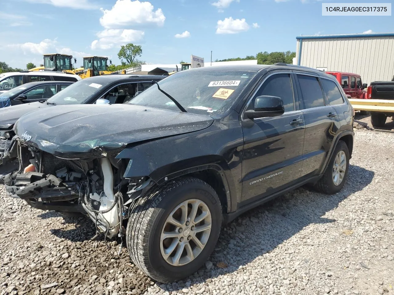 2014 Jeep Grand Cherokee Laredo VIN: 1C4RJEAG0EC317375 Lot: 63136604