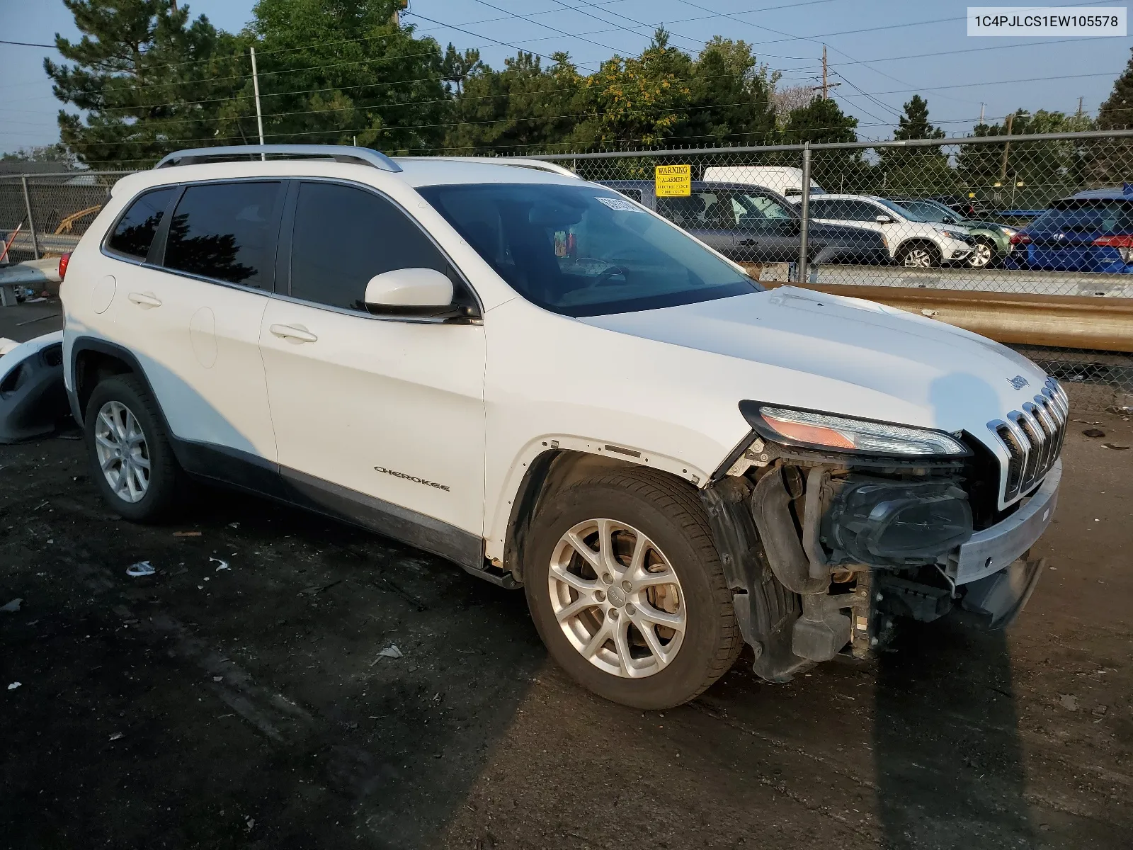 1C4PJLCS1EW105578 2014 Jeep Cherokee Latitude