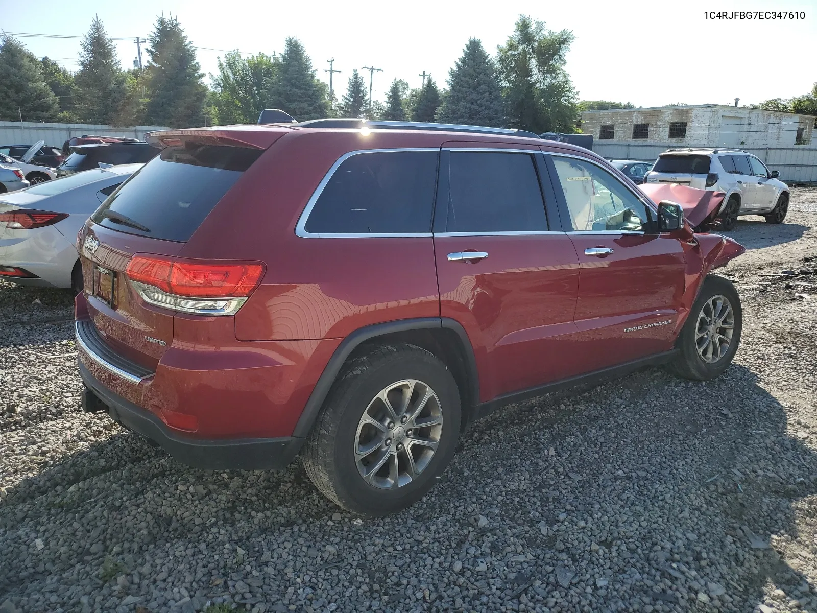 2014 Jeep Grand Cherokee Limited VIN: 1C4RJFBG7EC347610 Lot: 63964534