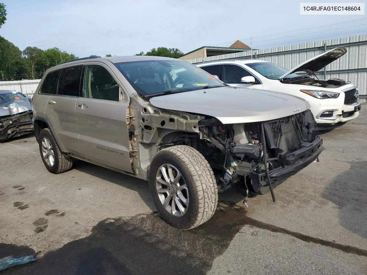 2014 Jeep Grand Cherokee Laredo VIN: 1C4RJFAG1EC148604 Lot: 64033954