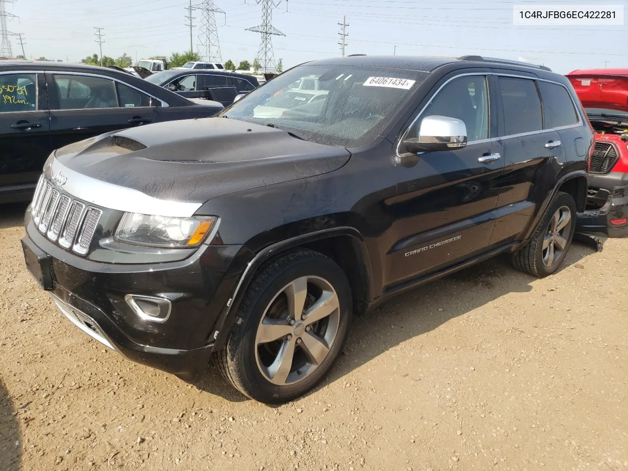 2014 Jeep Grand Cherokee Limited VIN: 1C4RJFBG6EC422281 Lot: 64061434