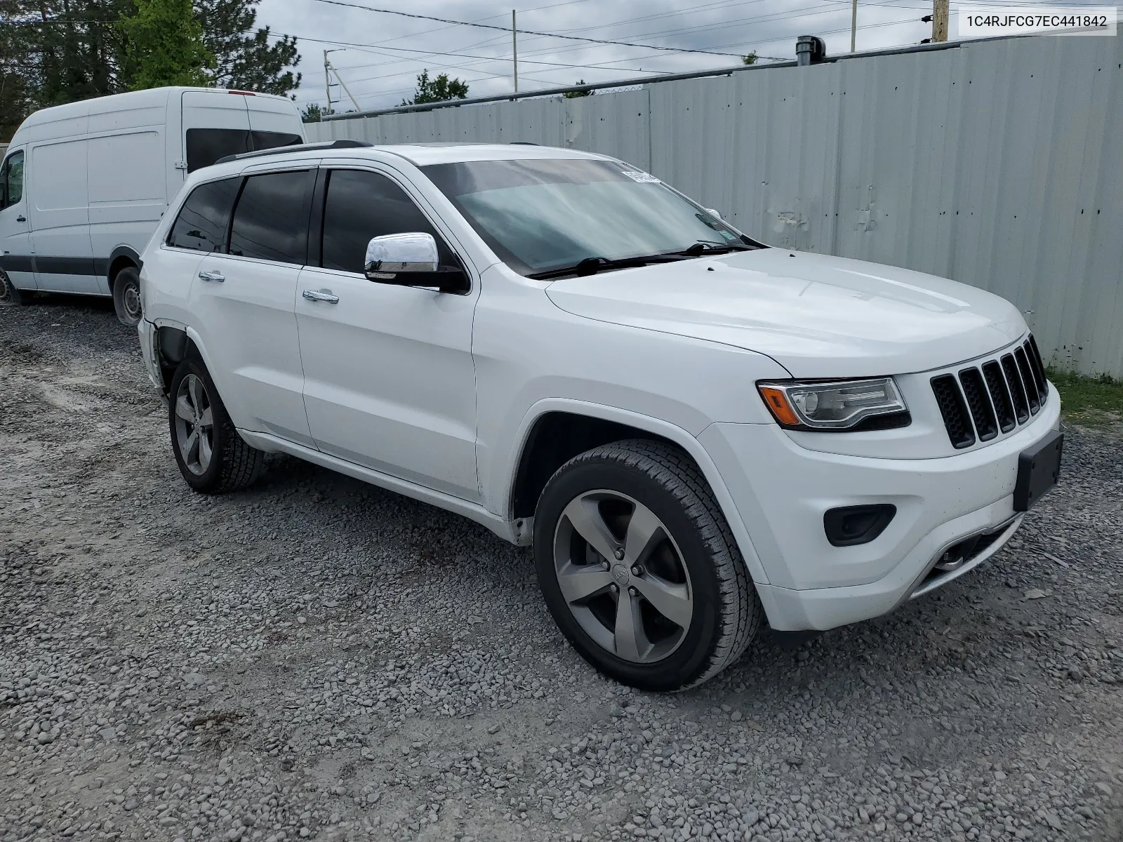 2014 Jeep Grand Cherokee Overland VIN: 1C4RJFCG7EC441842 Lot: 64549354