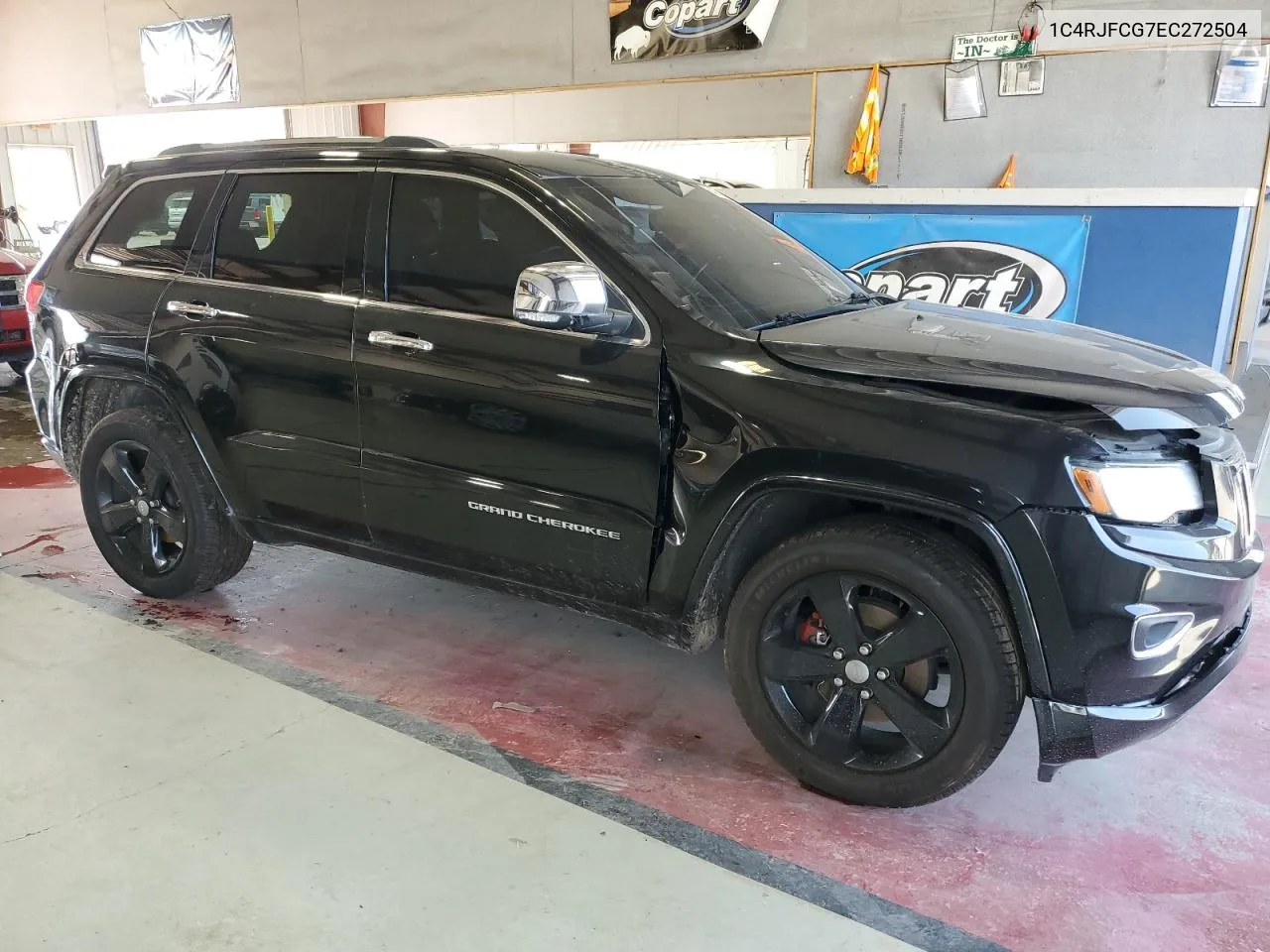 2014 Jeep Grand Cherokee Overland VIN: 1C4RJFCG7EC272504 Lot: 64551544