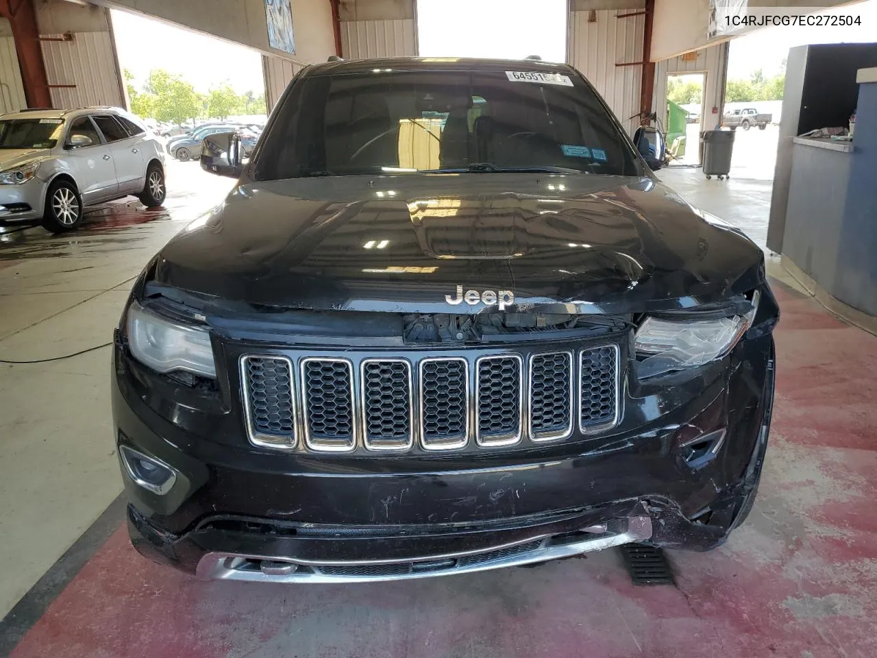 2014 Jeep Grand Cherokee Overland VIN: 1C4RJFCG7EC272504 Lot: 64551544