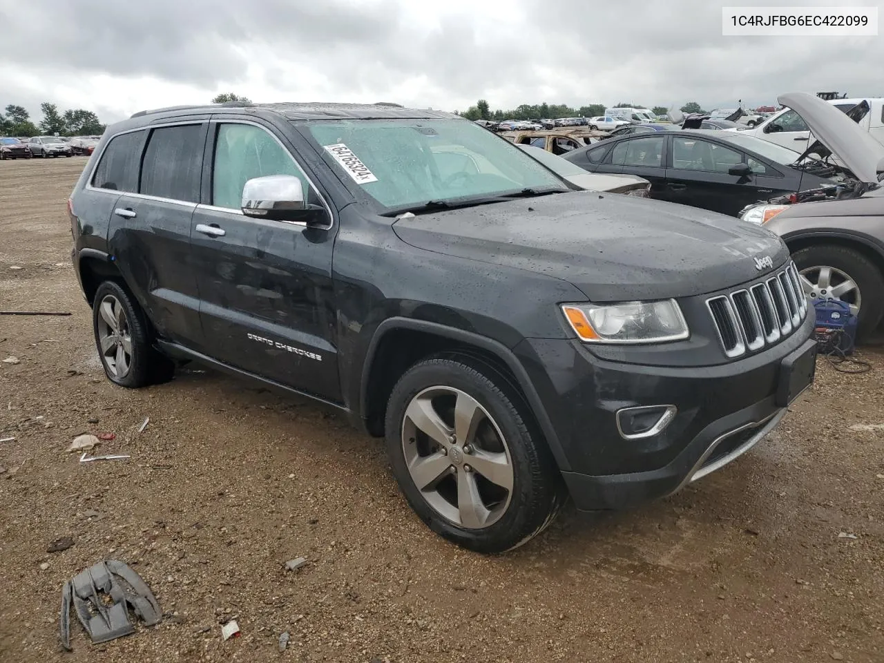 2014 Jeep Grand Cherokee Limited VIN: 1C4RJFBG6EC422099 Lot: 64765324