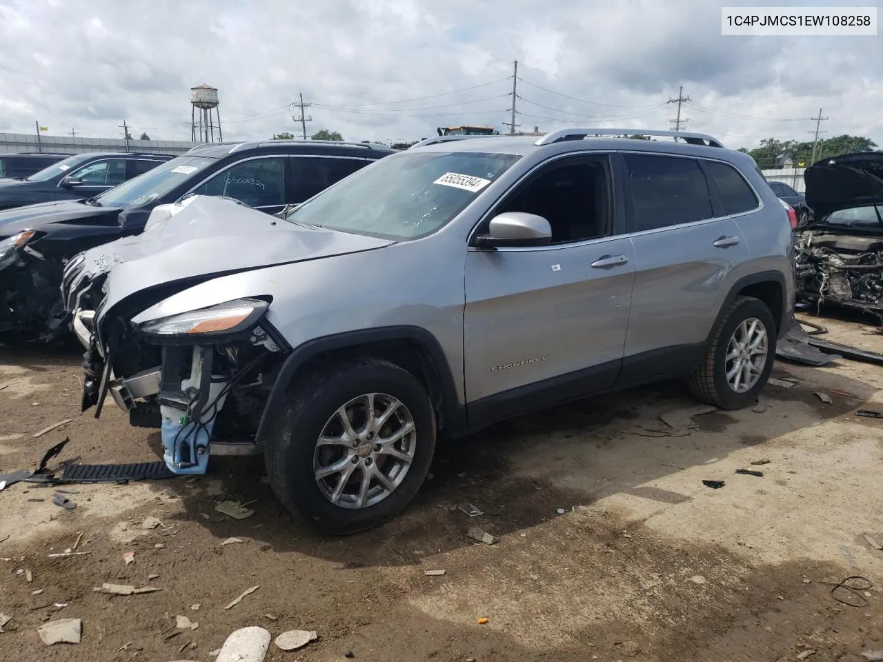 2014 Jeep Cherokee Latitude VIN: 1C4PJMCS1EW108258 Lot: 65055394