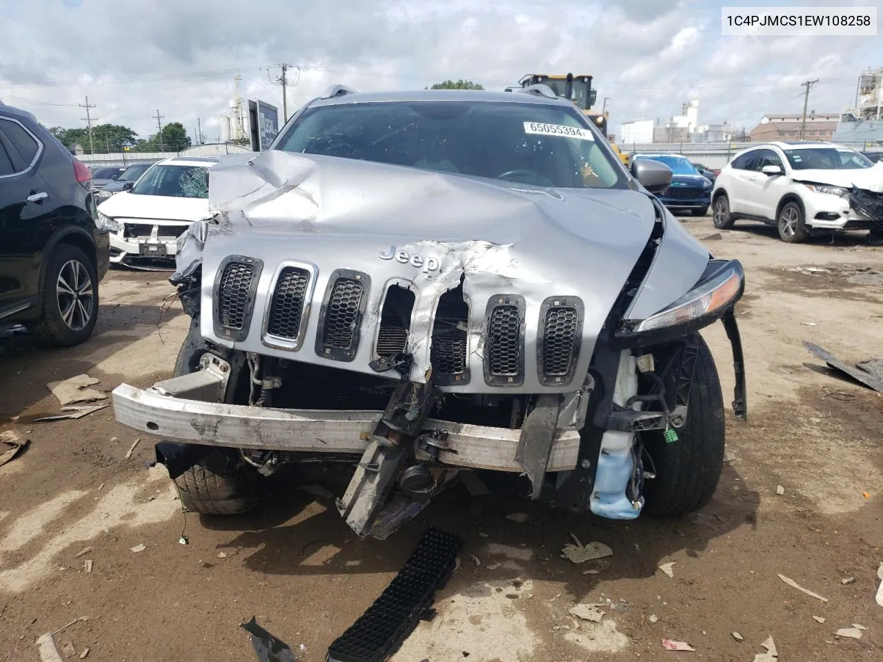 2014 Jeep Cherokee Latitude VIN: 1C4PJMCS1EW108258 Lot: 65055394