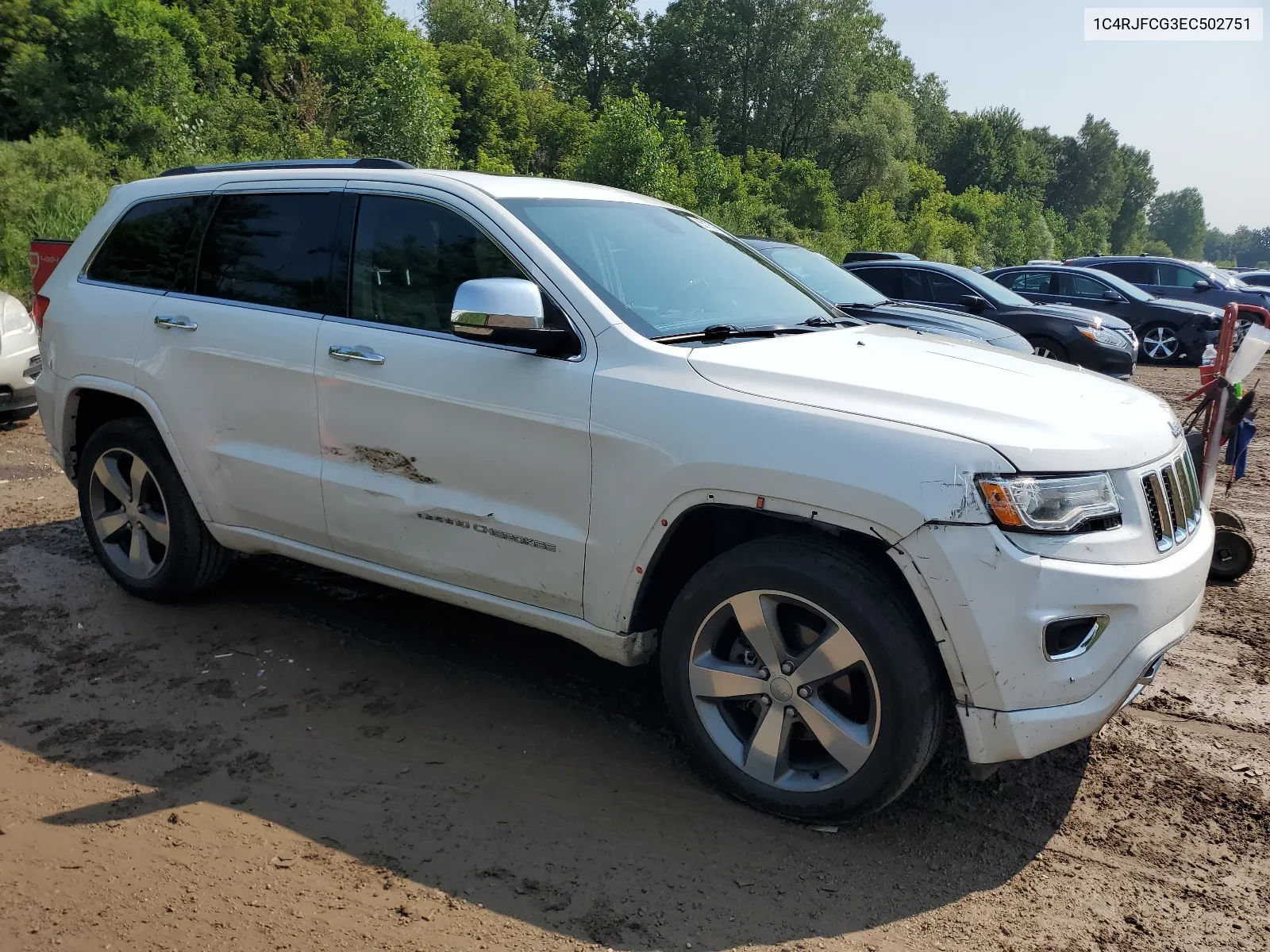 2014 Jeep Grand Cherokee Overland VIN: 1C4RJFCG3EC502751 Lot: 65175094