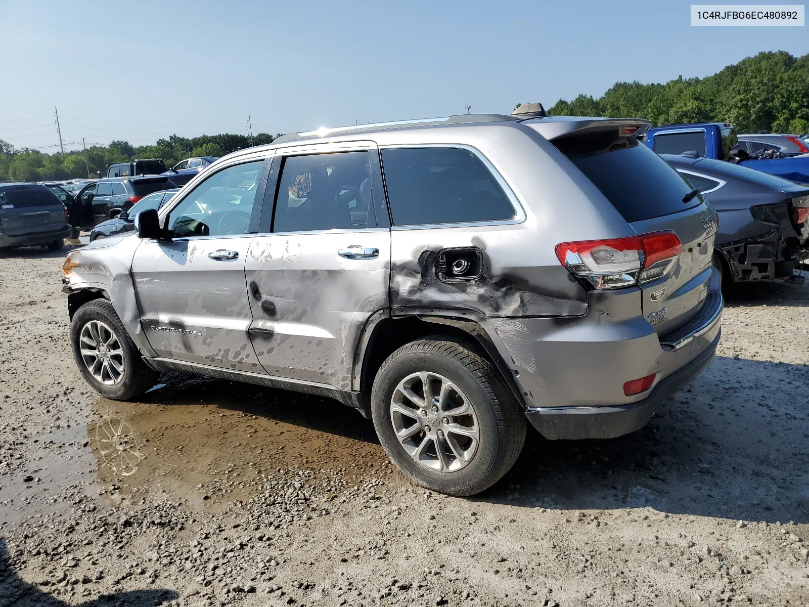 2014 Jeep Grand Cherokee Limited VIN: 1C4RJFBG6EC480892 Lot: 65229034