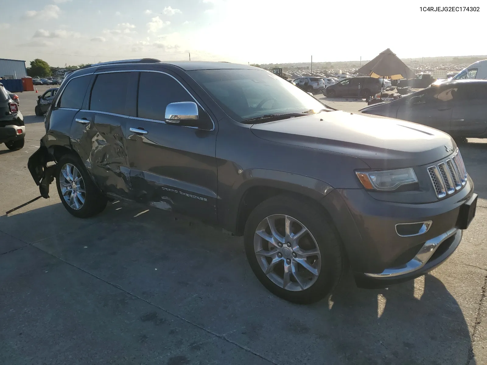 2014 Jeep Grand Cherokee Summit VIN: 1C4RJEJG2EC174302 Lot: 65395654