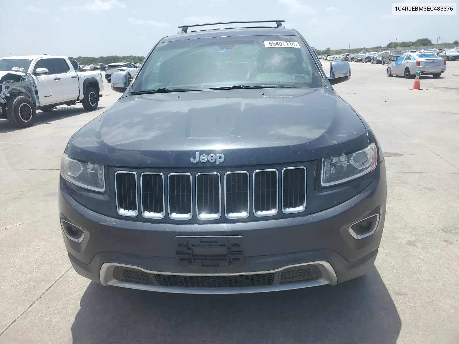 2014 Jeep Grand Cherokee Limited VIN: 1C4RJEBM3EC483376 Lot: 65497114