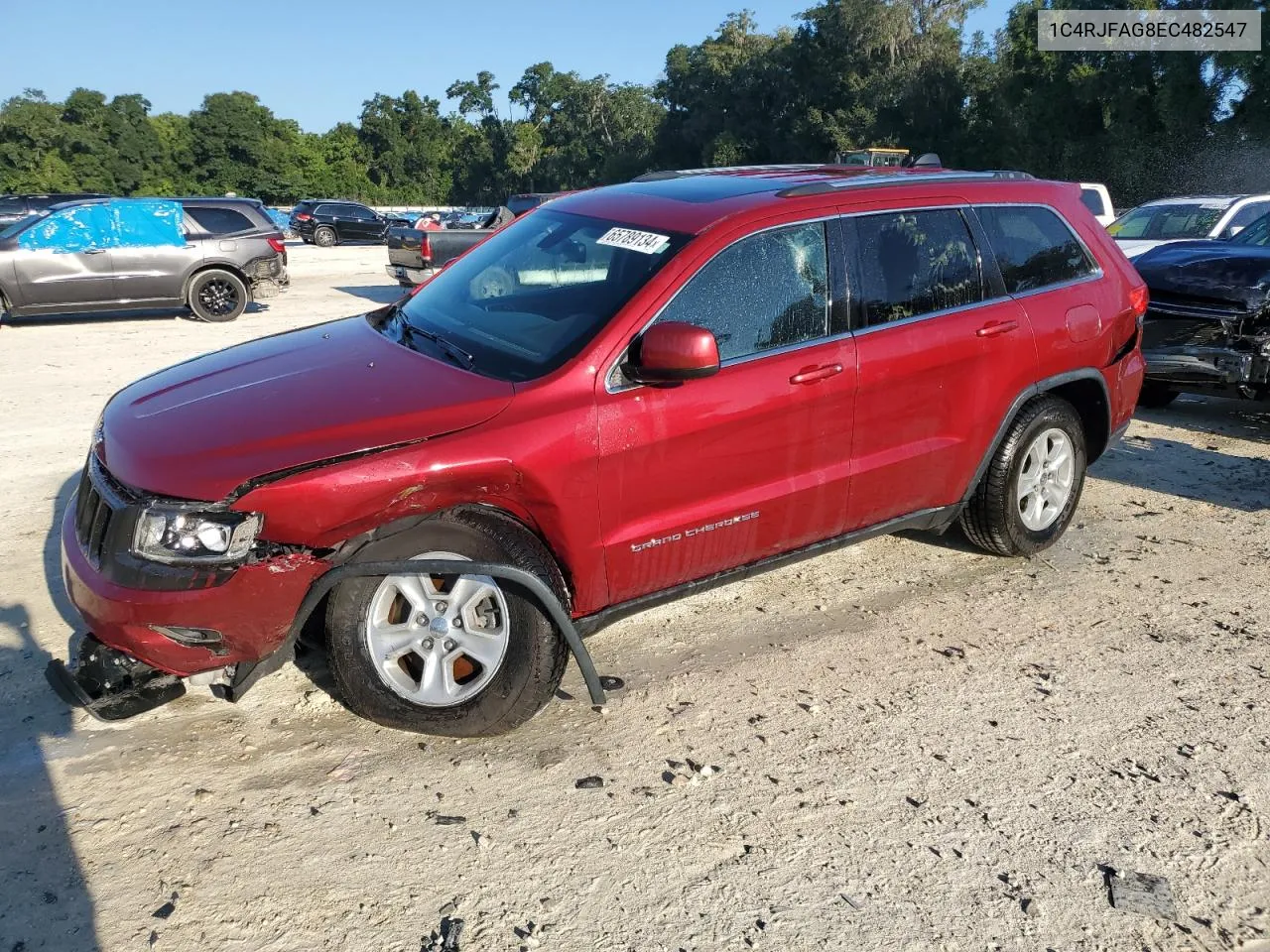 2014 Jeep Grand Cherokee Laredo VIN: 1C4RJFAG8EC482547 Lot: 65789134