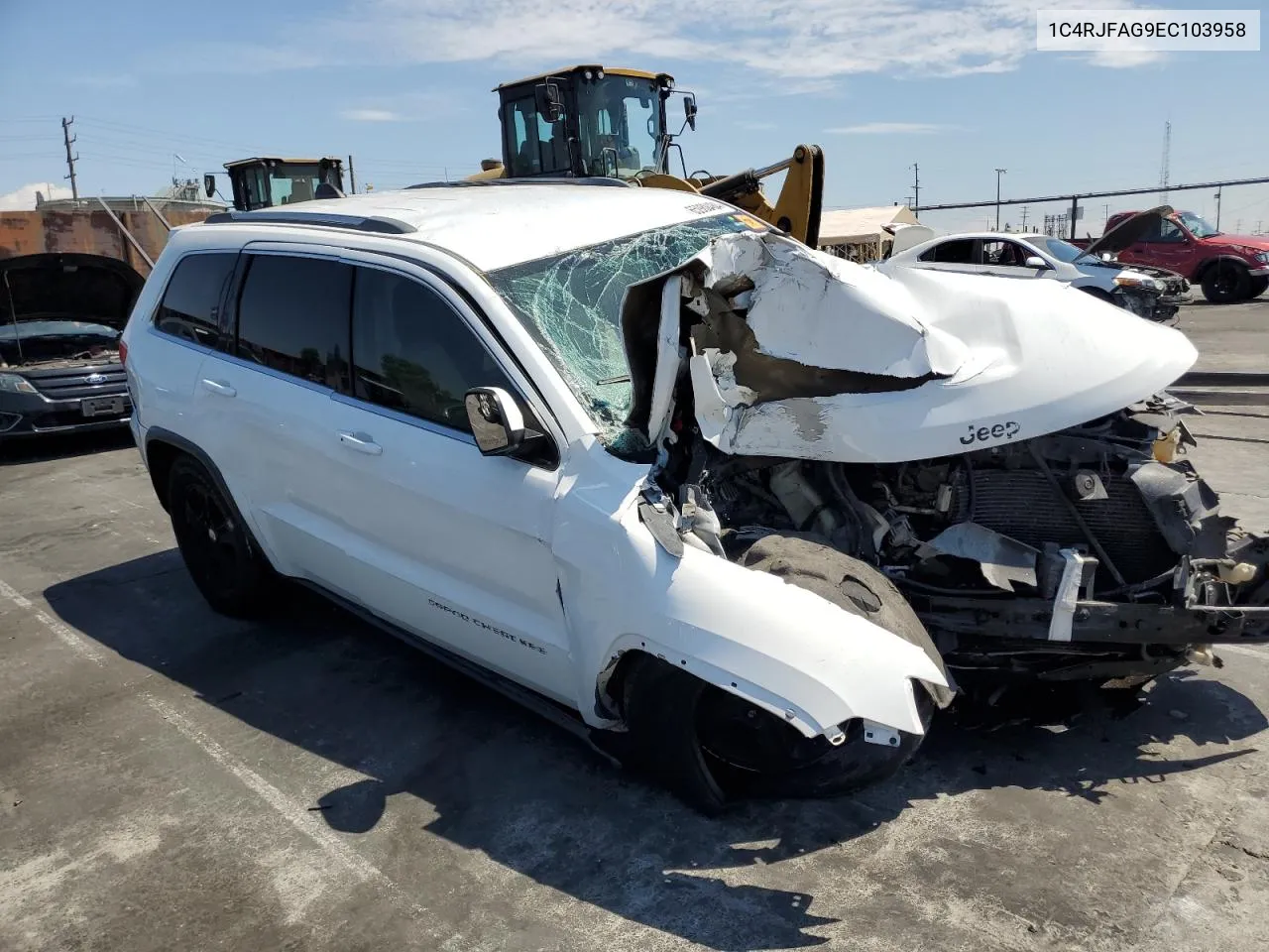 2014 Jeep Grand Cherokee Laredo VIN: 1C4RJFAG9EC103958 Lot: 65989484