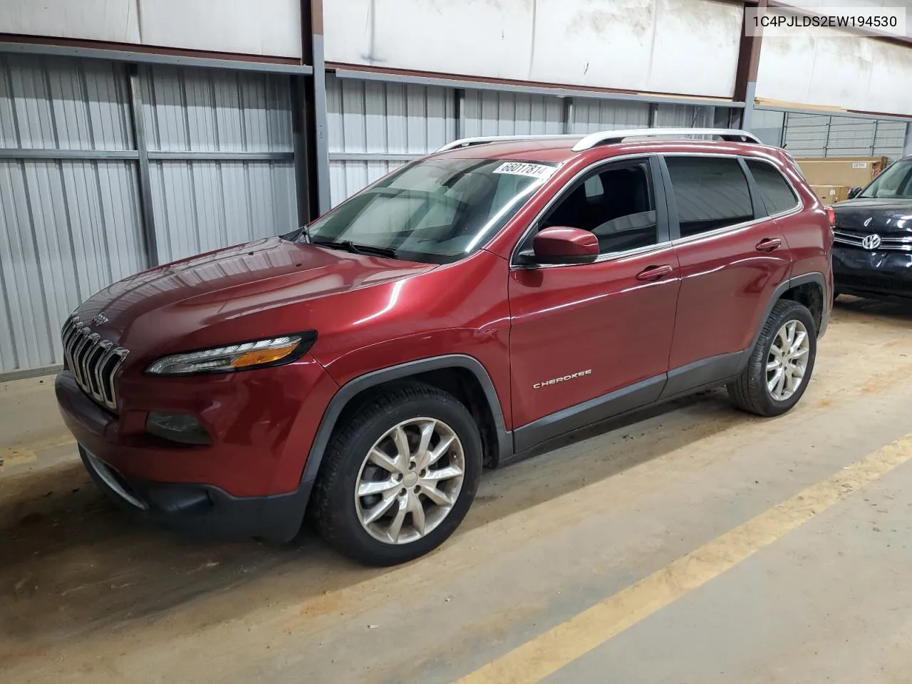 2014 Jeep Cherokee Limited VIN: 1C4PJLDS2EW194530 Lot: 66017814