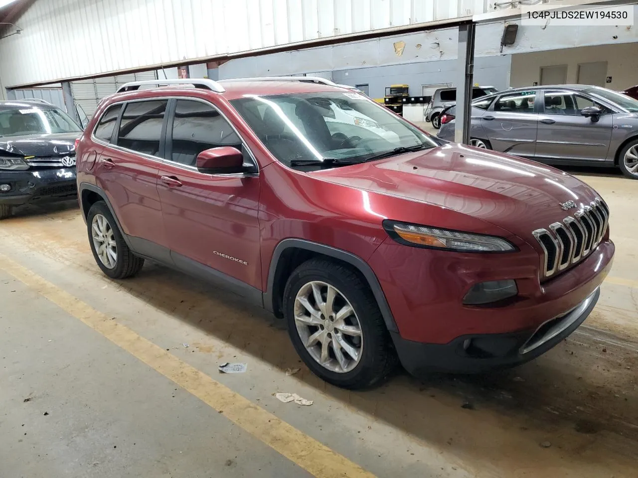 2014 Jeep Cherokee Limited VIN: 1C4PJLDS2EW194530 Lot: 66017814