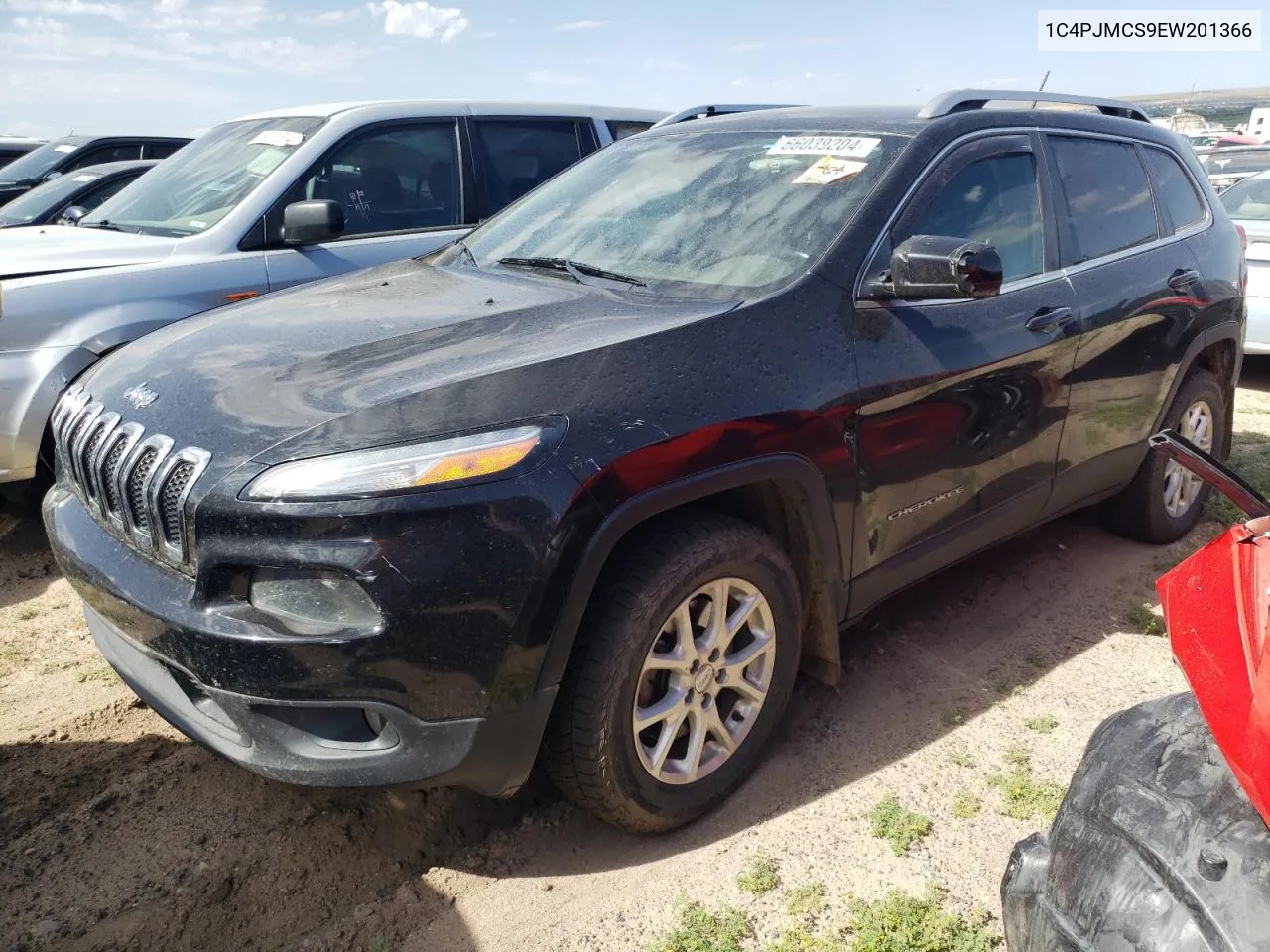 2014 Jeep Cherokee Latitude VIN: 1C4PJMCS9EW201366 Lot: 66039204