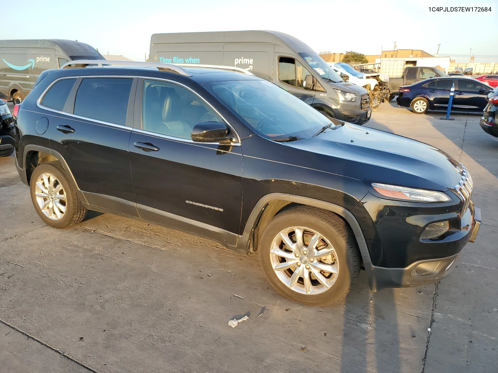 2014 Jeep Cherokee Limited VIN: 1C4PJLDS7EW172684 Lot: 66154454