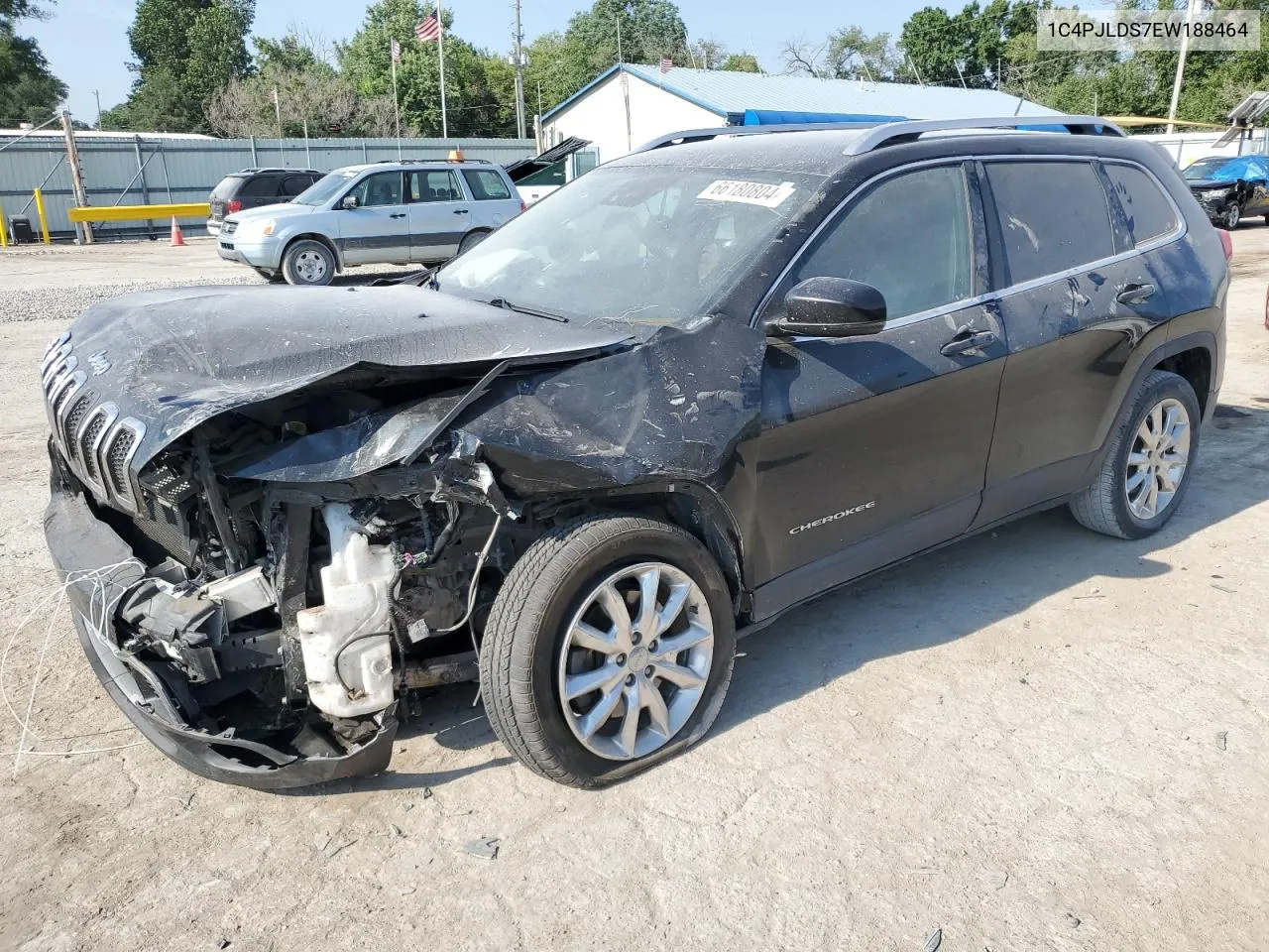 2014 Jeep Cherokee Limited VIN: 1C4PJLDS7EW188464 Lot: 66180804