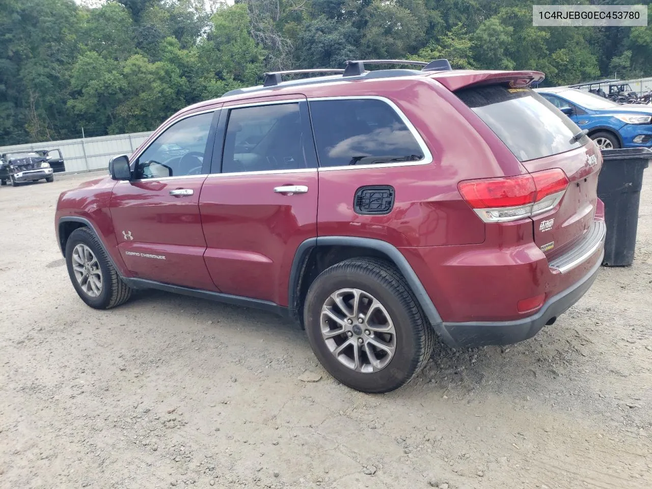 2014 Jeep Grand Cherokee Limited VIN: 1C4RJEBG0EC453780 Lot: 66196524