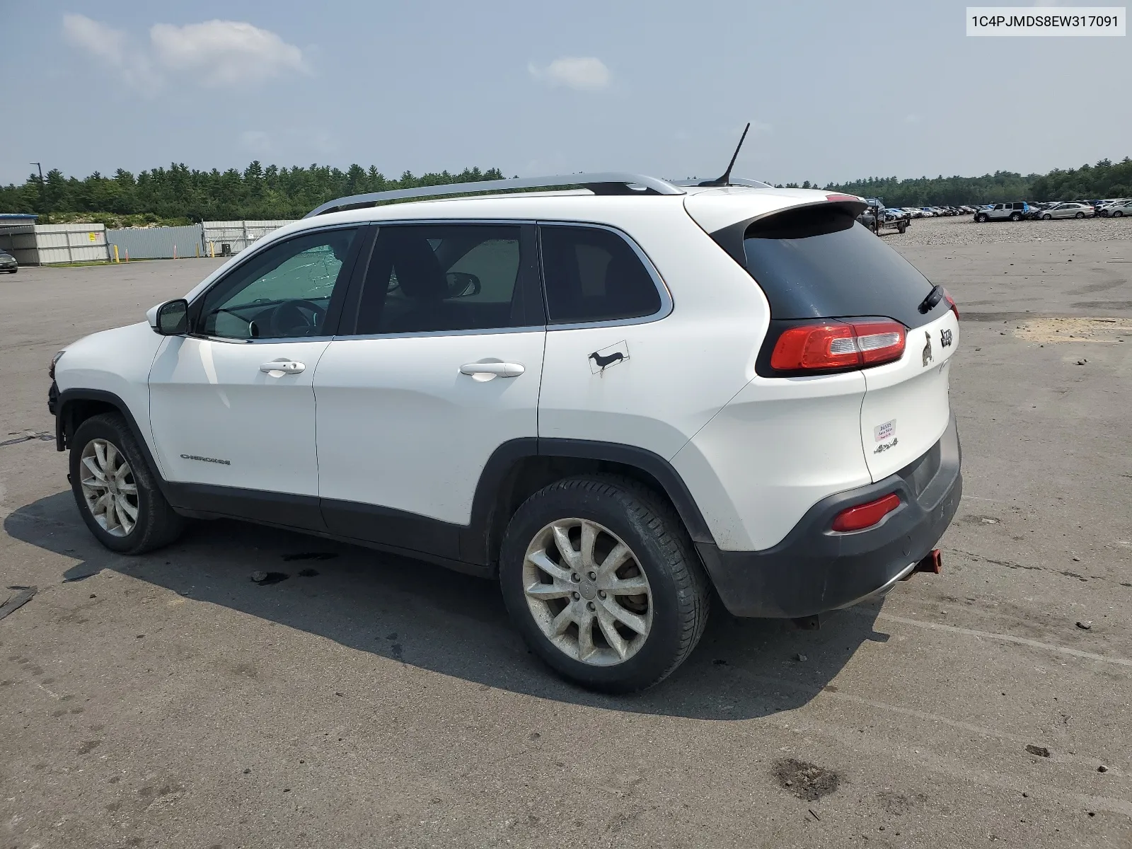 2014 Jeep Cherokee Limited VIN: 1C4PJMDS8EW317091 Lot: 66295374