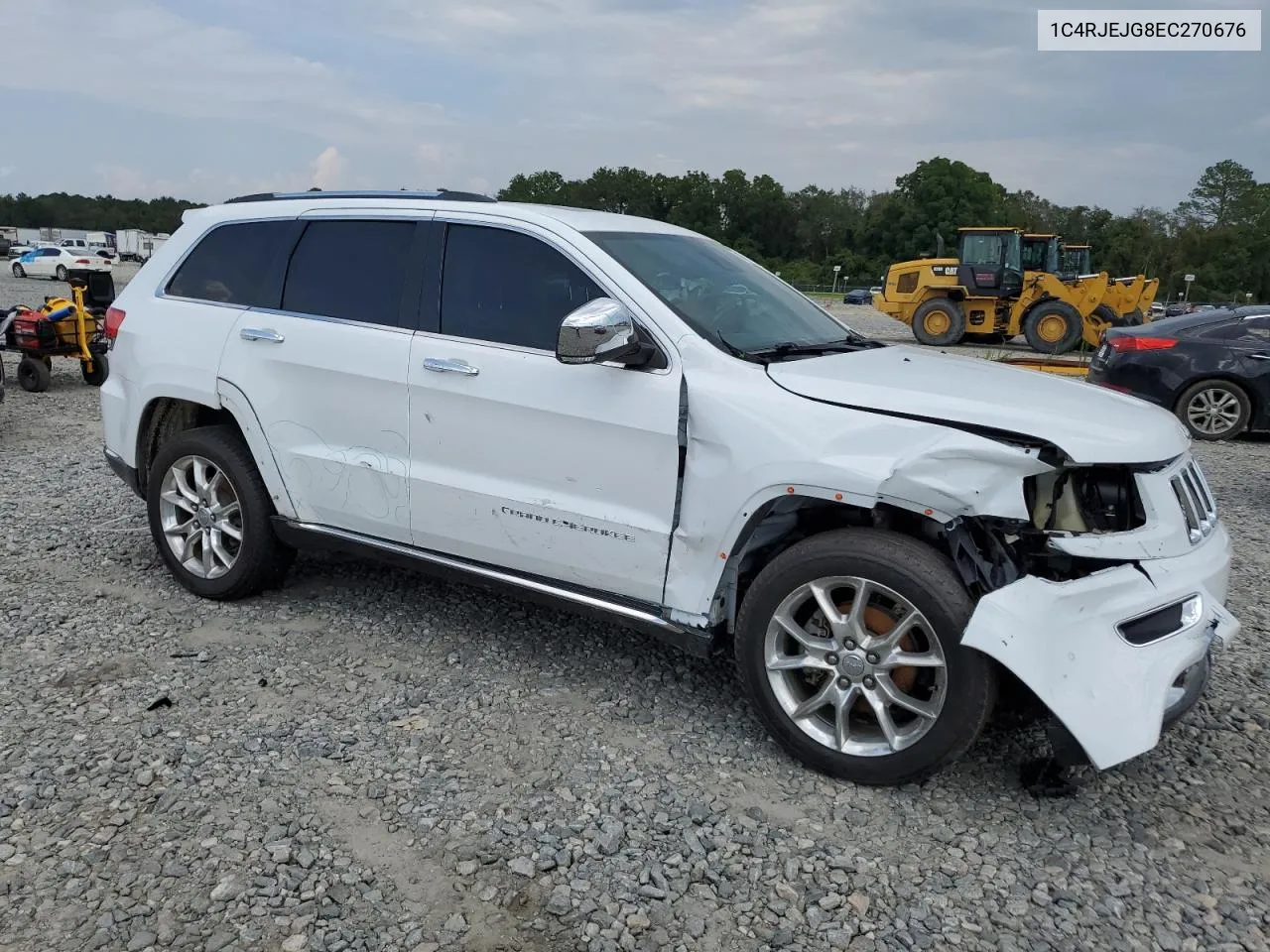 2014 Jeep Grand Cherokee Summit VIN: 1C4RJEJG8EC270676 Lot: 66381674