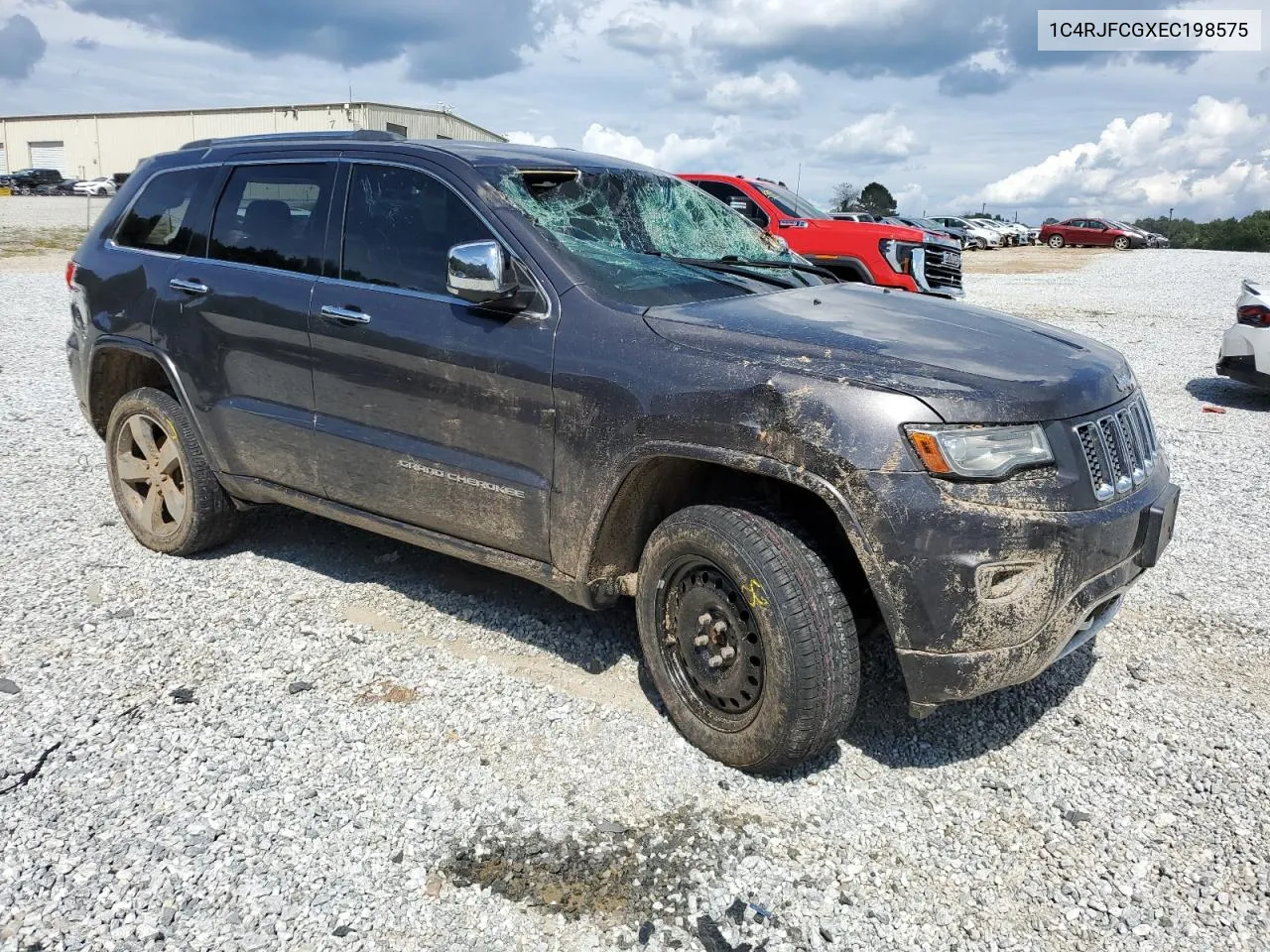 2014 Jeep Grand Cherokee Overland VIN: 1C4RJFCGXEC198575 Lot: 66458524