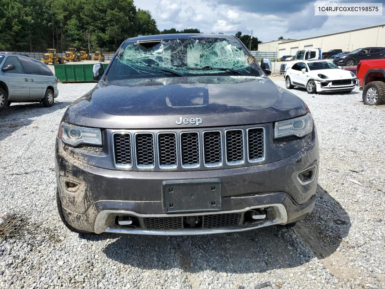 2014 Jeep Grand Cherokee Overland VIN: 1C4RJFCGXEC198575 Lot: 66458524