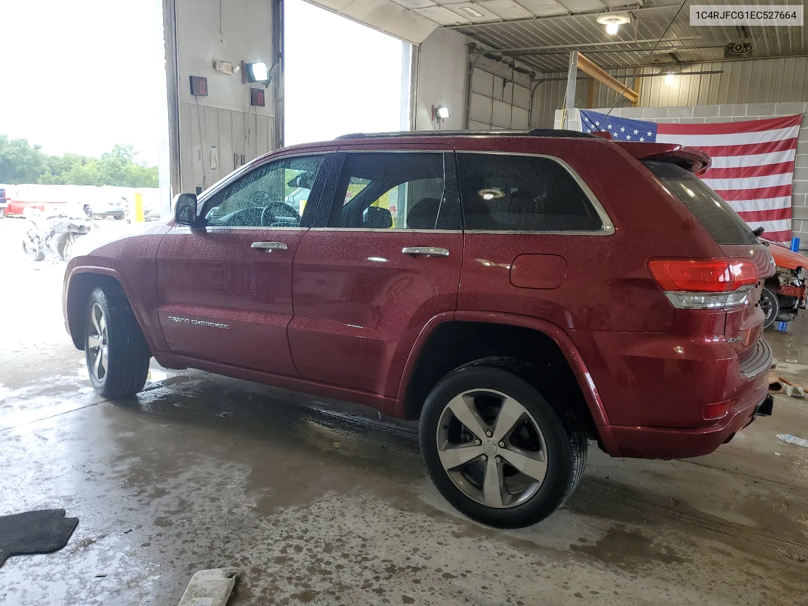 2014 Jeep Grand Cherokee Overland VIN: 1C4RJFCG1EC527664 Lot: 66699694