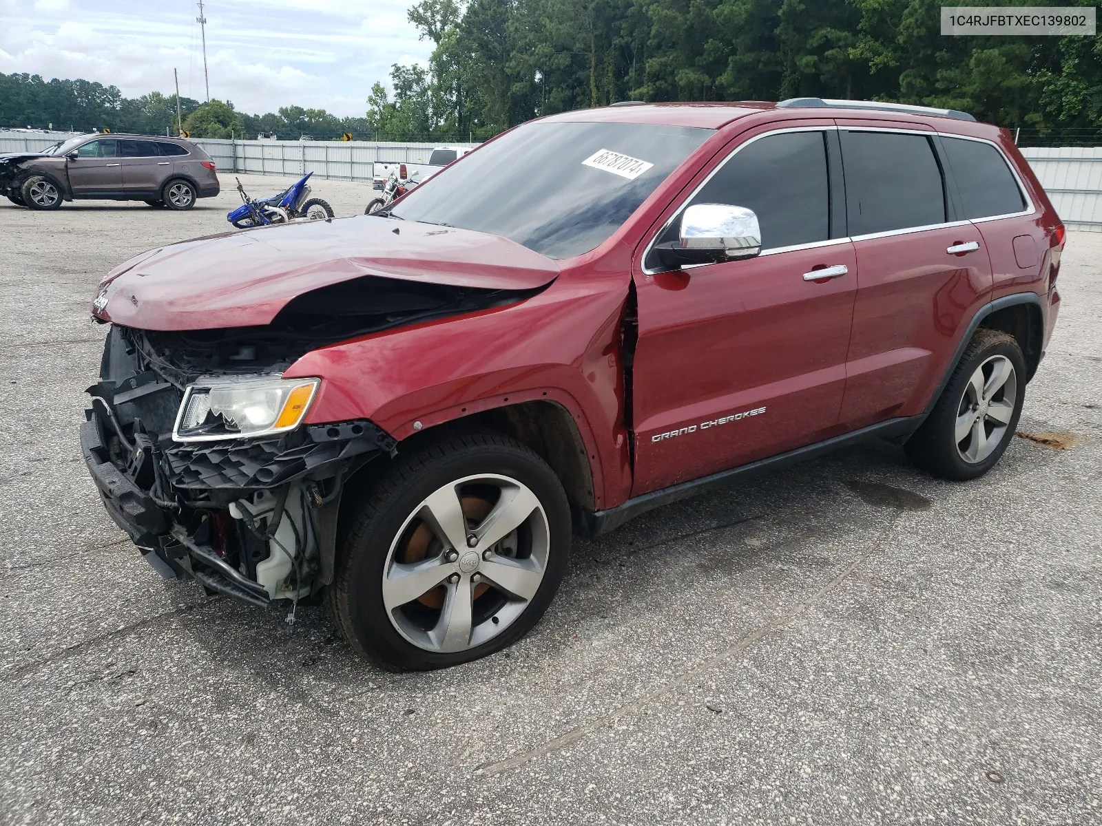 2014 Jeep Grand Cherokee Limited VIN: 1C4RJFBTXEC139802 Lot: 66787074