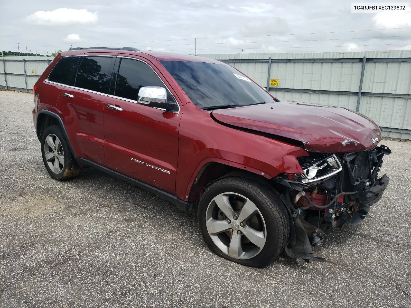 2014 Jeep Grand Cherokee Limited VIN: 1C4RJFBTXEC139802 Lot: 66787074