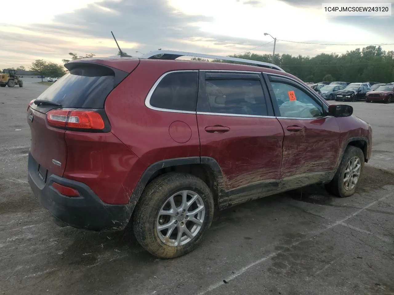 1C4PJMCS0EW243120 2014 Jeep Cherokee Latitude