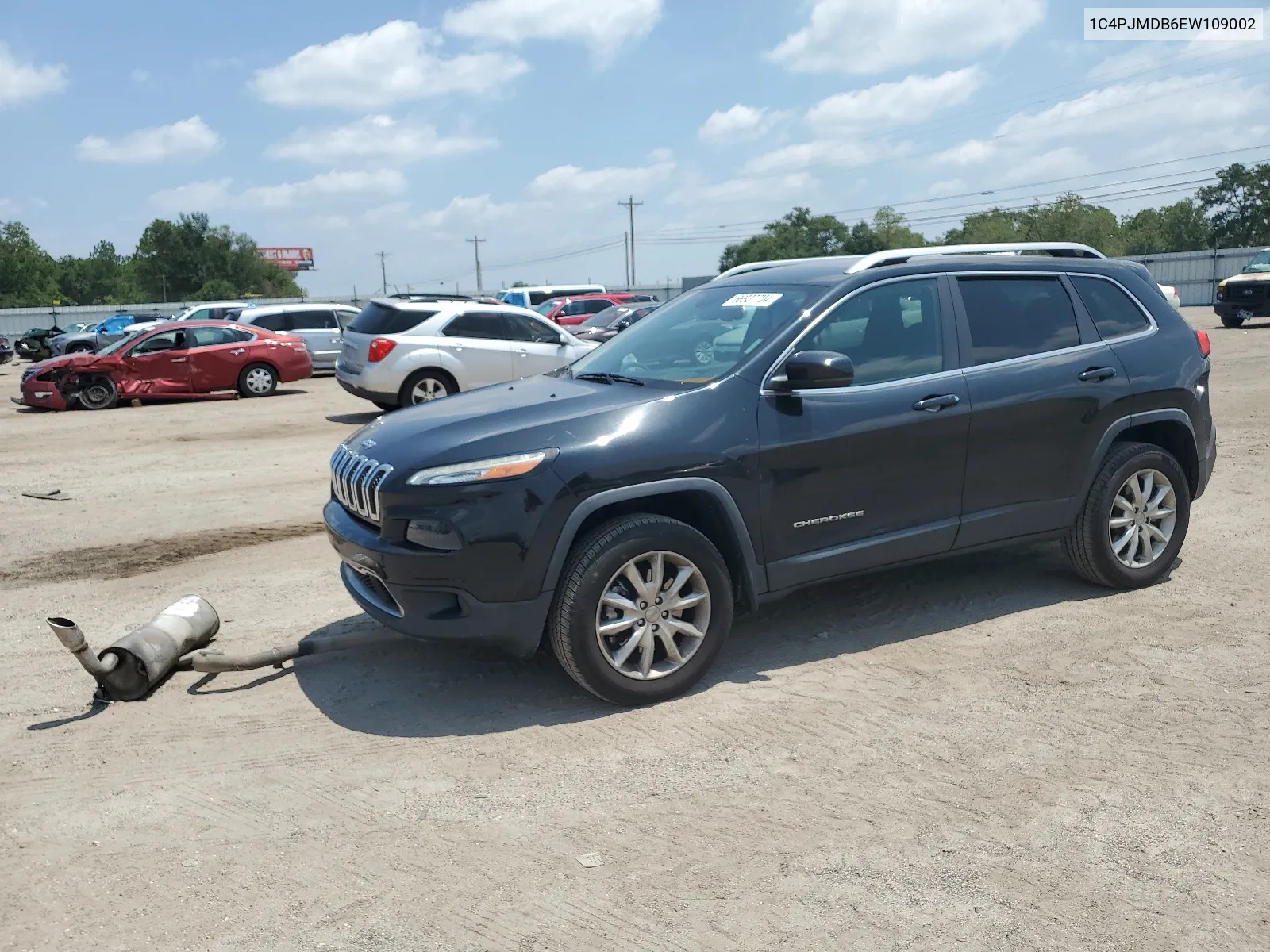 2014 Jeep Cherokee Limited VIN: 1C4PJMDB6EW109002 Lot: 66937704