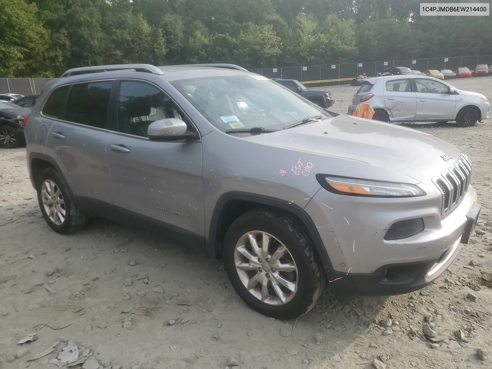 2014 Jeep Cherokee Limited VIN: 1C4PJMDB6EW214400 Lot: 67021614