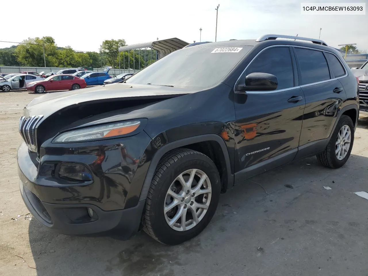 2014 Jeep Cherokee Latitude VIN: 1C4PJMCB6EW163093 Lot: 67022684