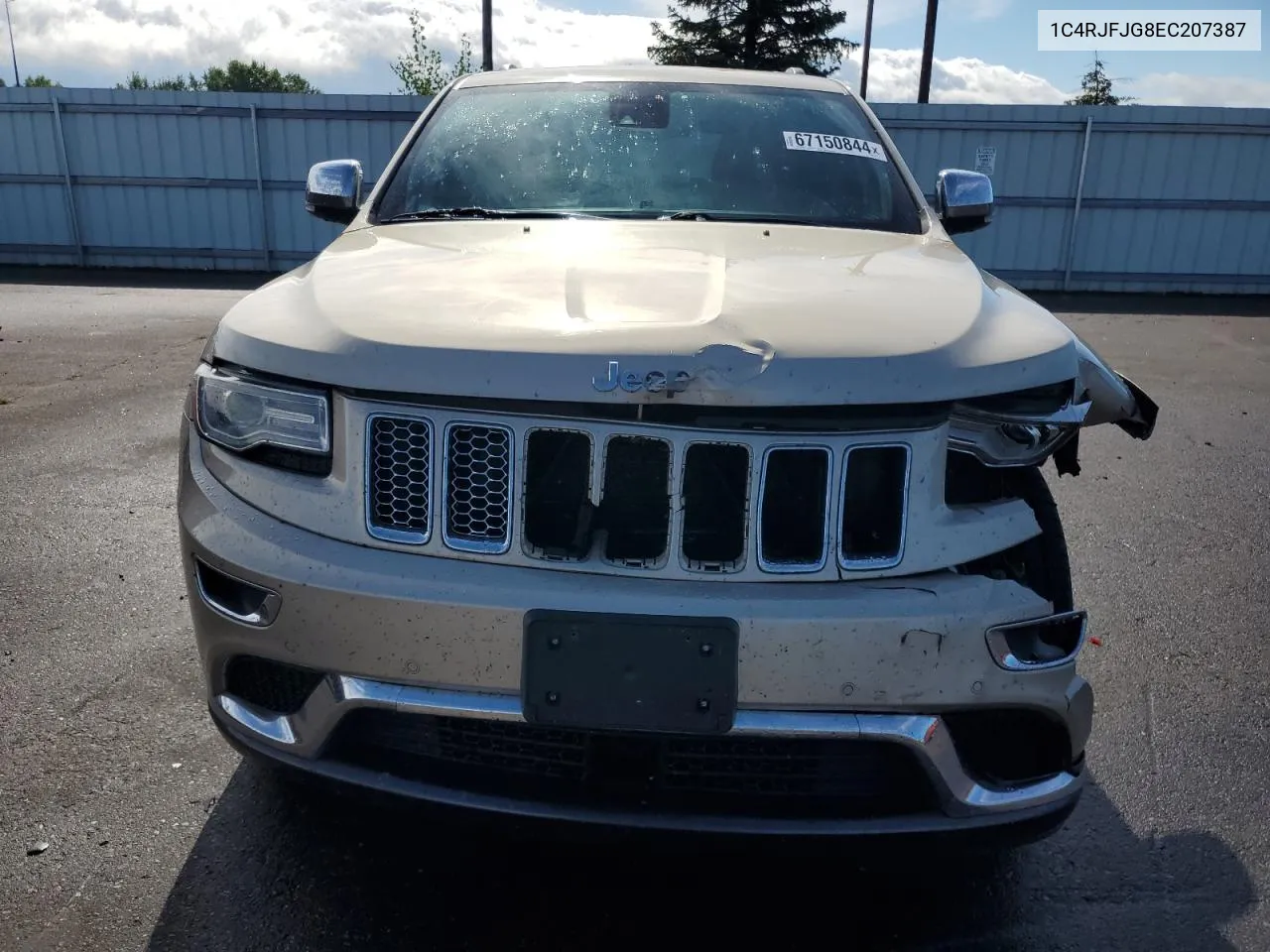 1C4RJFJG8EC207387 2014 Jeep Grand Cherokee Summit