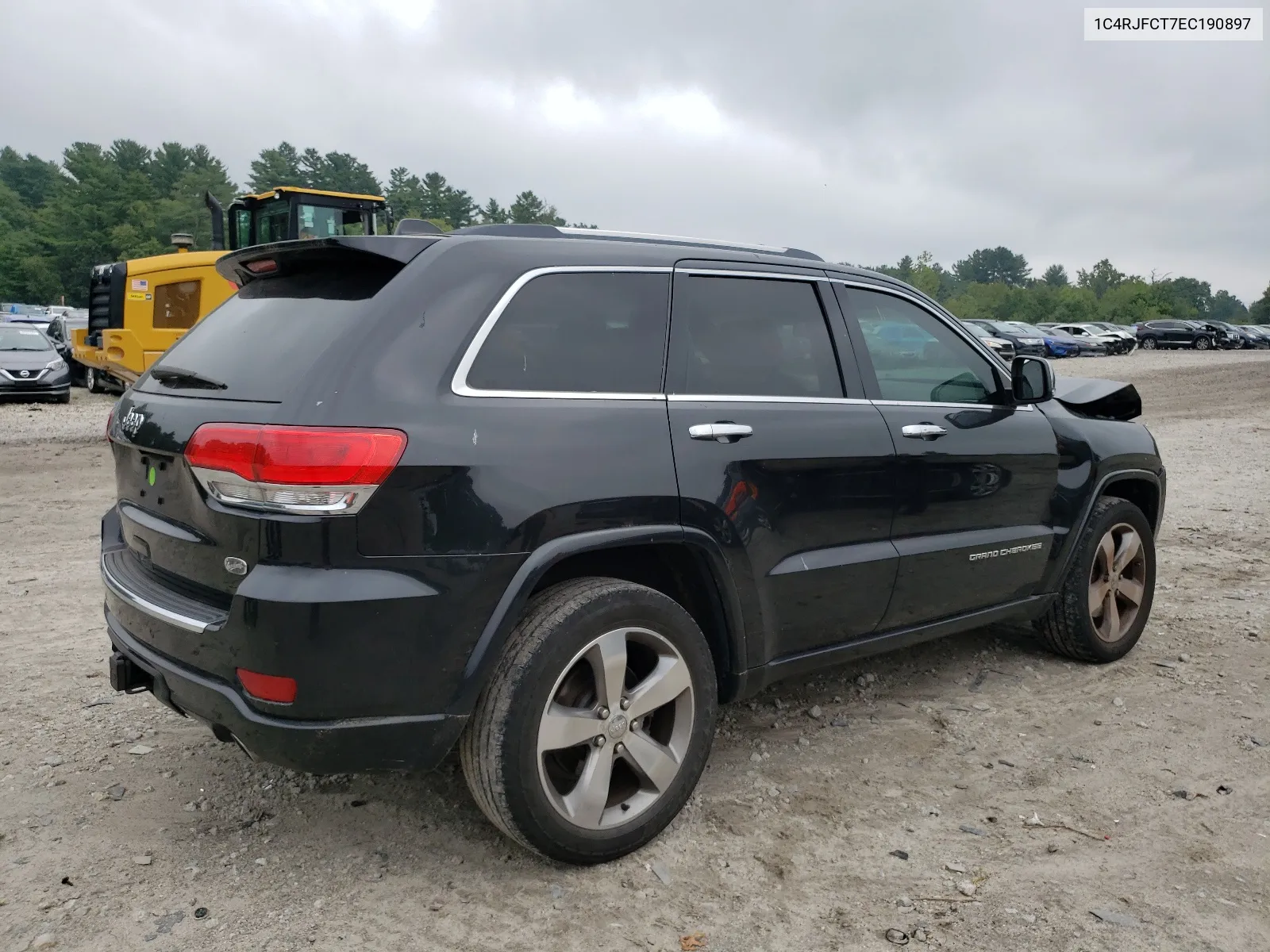 2014 Jeep Grand Cherokee Overland VIN: 1C4RJFCT7EC190897 Lot: 67180134