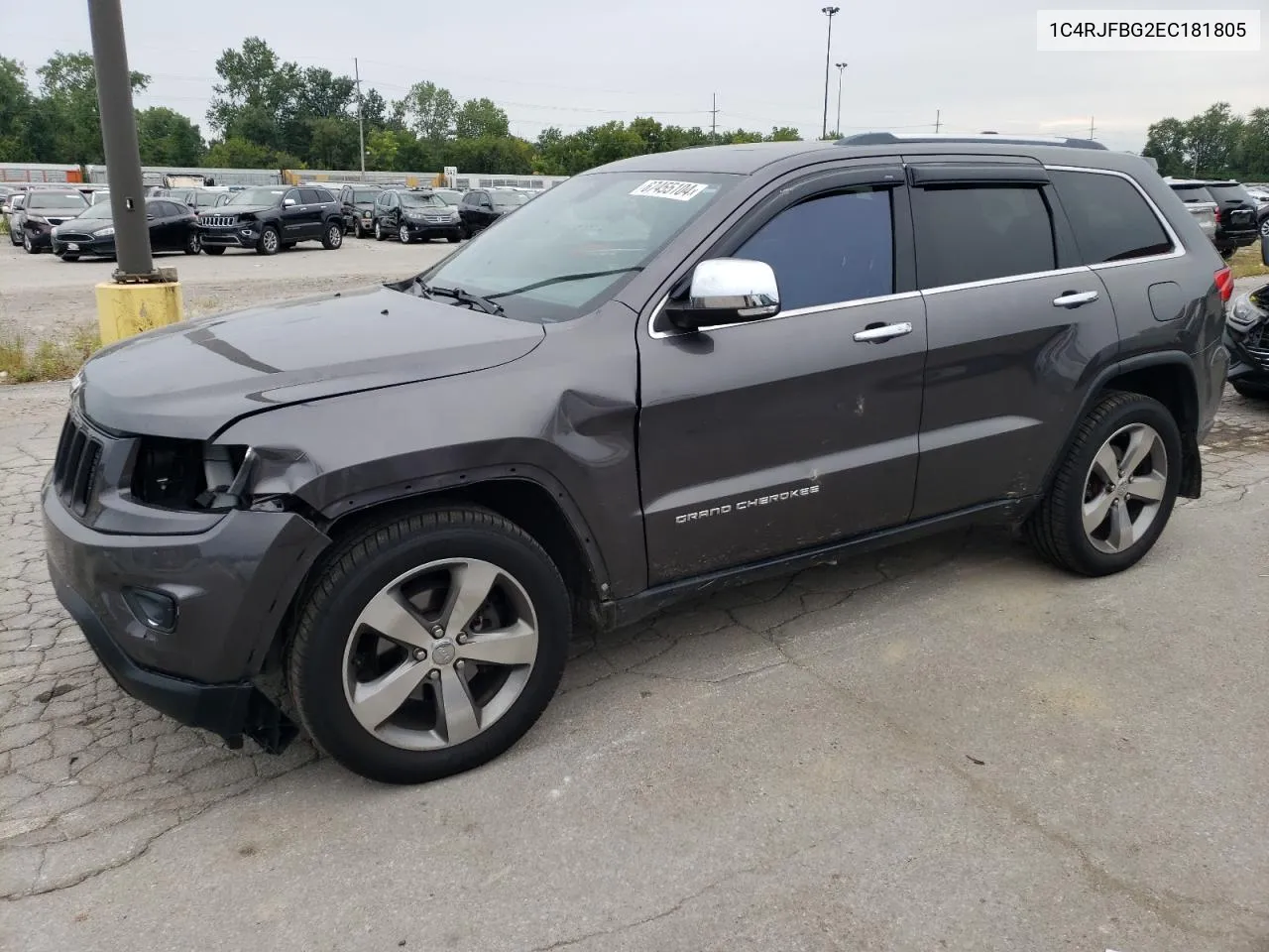 2014 Jeep Grand Cherokee Limited VIN: 1C4RJFBG2EC181805 Lot: 67455104