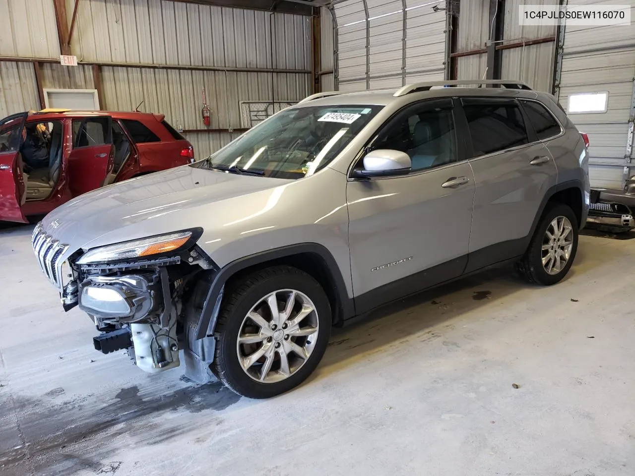 2014 Jeep Cherokee Limited VIN: 1C4PJLDS0EW116070 Lot: 67495404