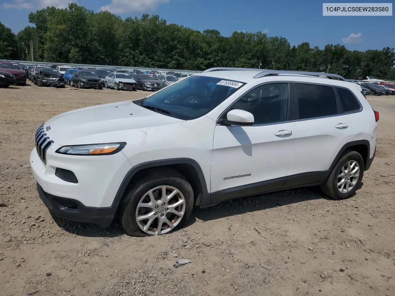 1C4PJLCS0EW283580 2014 Jeep Cherokee Latitude