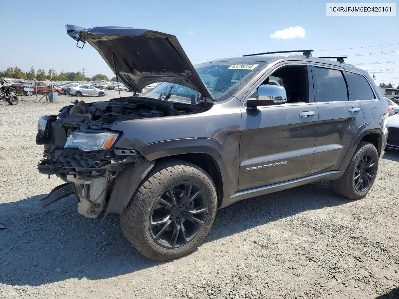 2014 Jeep Grand Cherokee Summit VIN: 1C4RJFJM6EC426161 Lot: 67603674