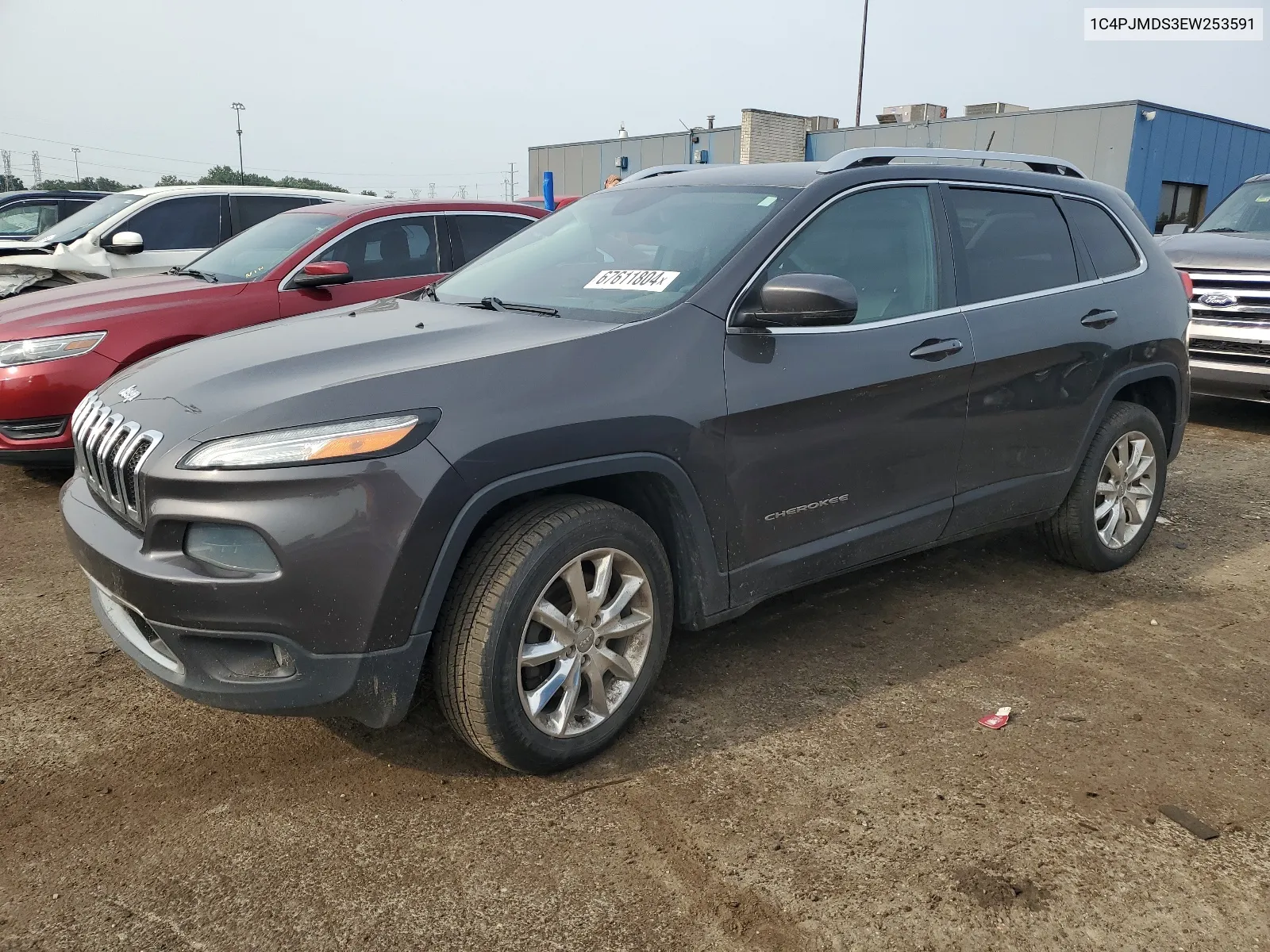 2014 Jeep Cherokee Limited VIN: 1C4PJMDS3EW253591 Lot: 67611804