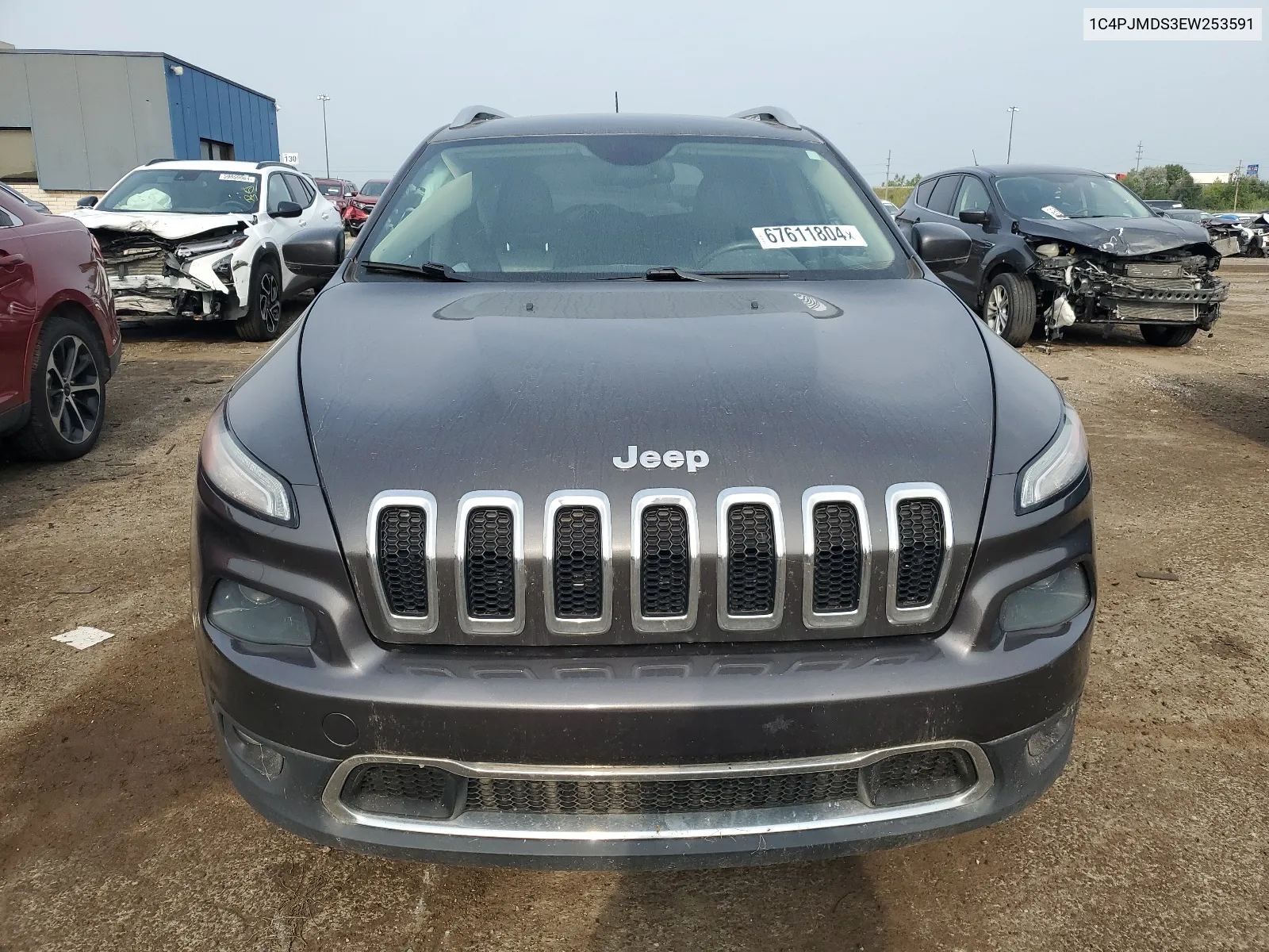 2014 Jeep Cherokee Limited VIN: 1C4PJMDS3EW253591 Lot: 67611804