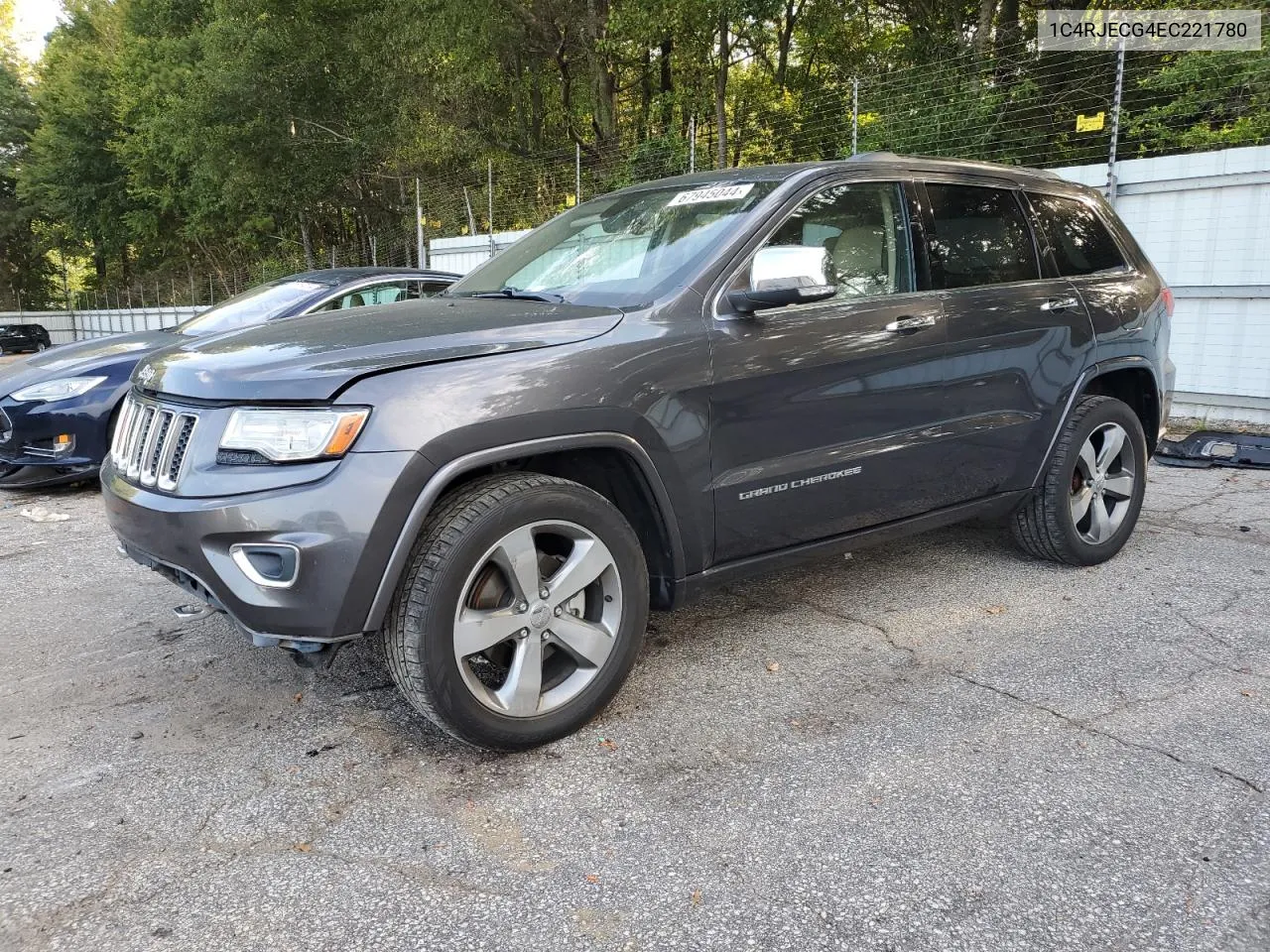 2014 Jeep Grand Cherokee Overland VIN: 1C4RJECG4EC221780 Lot: 67945044